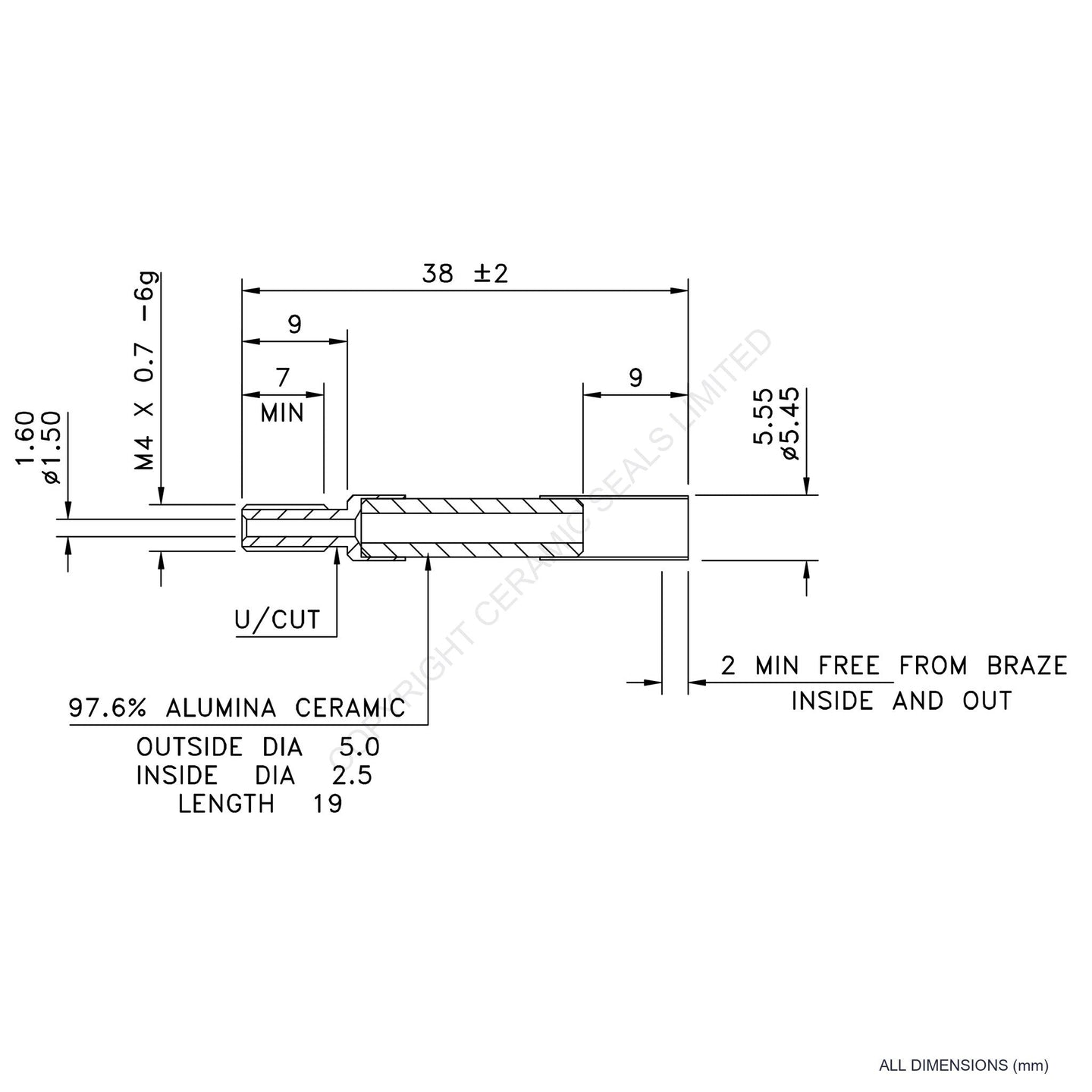 5kV Instrumentation Feedthrough