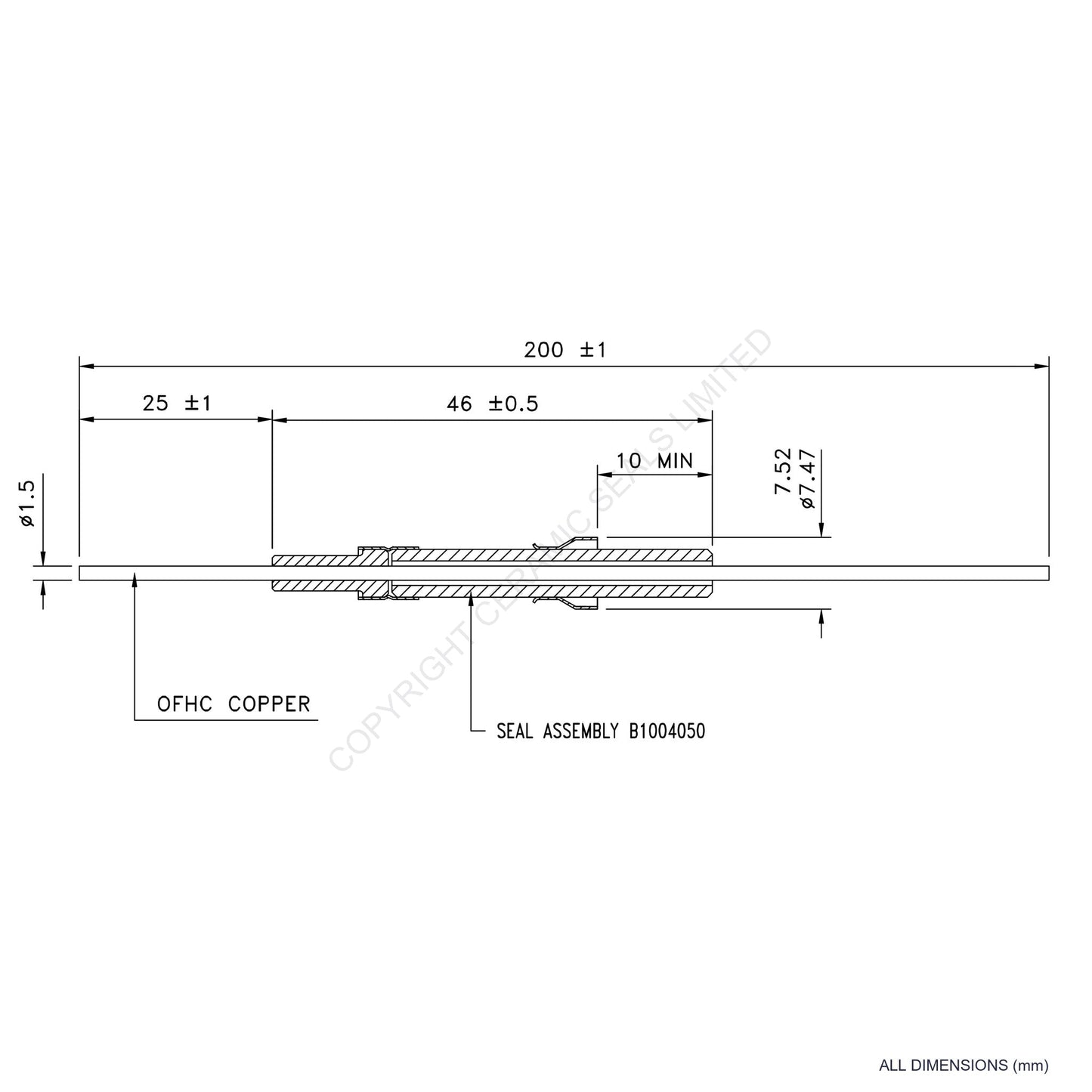 5kV Instrumentation Feedthrough