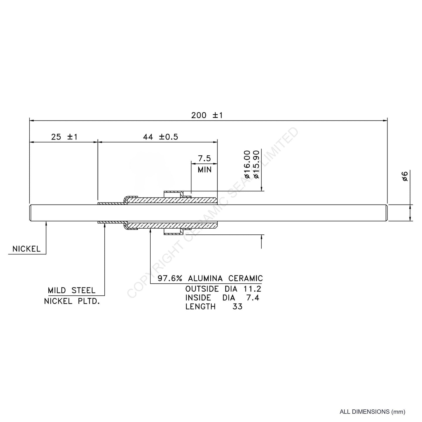 5kV Power Feedthrough