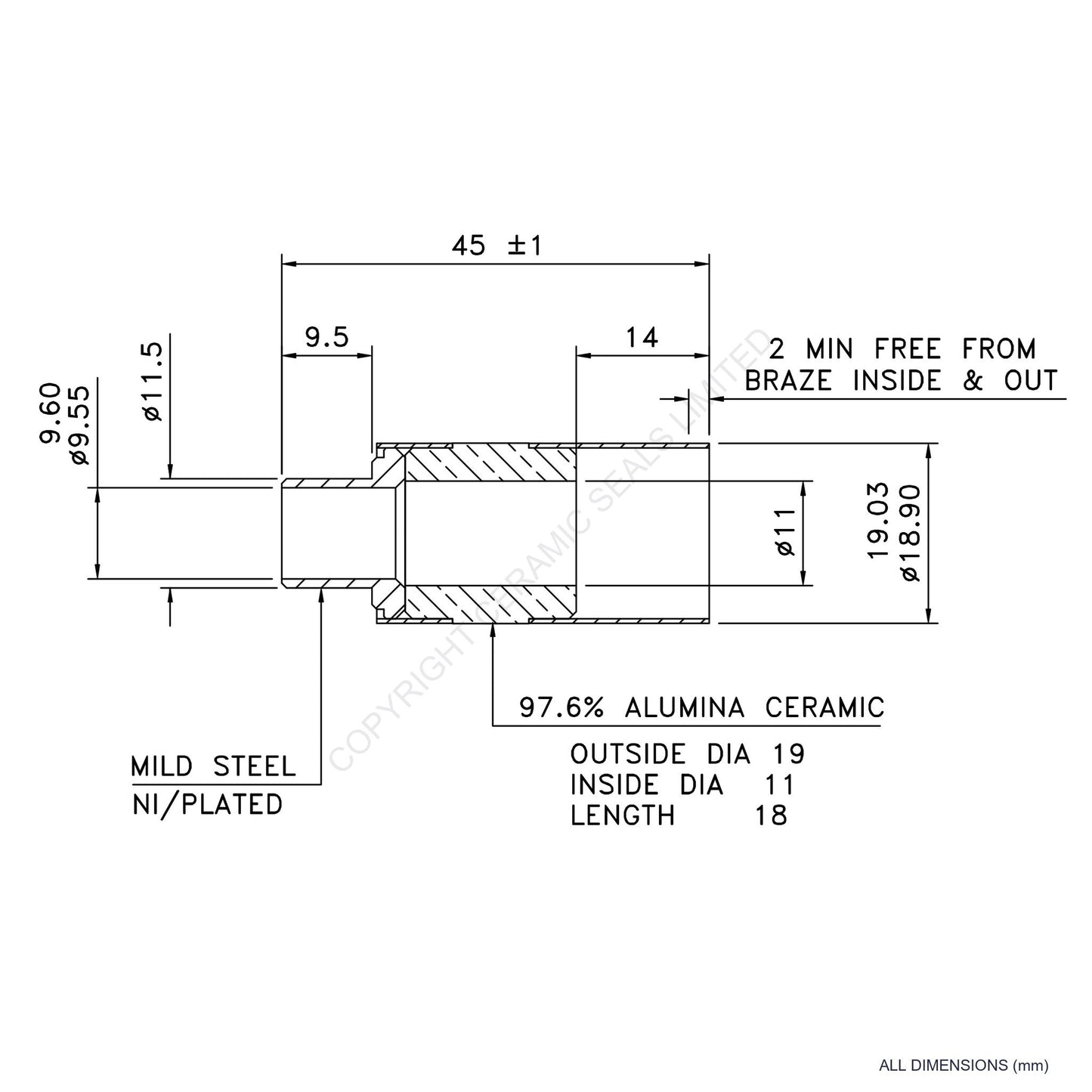 5kV Feedthough