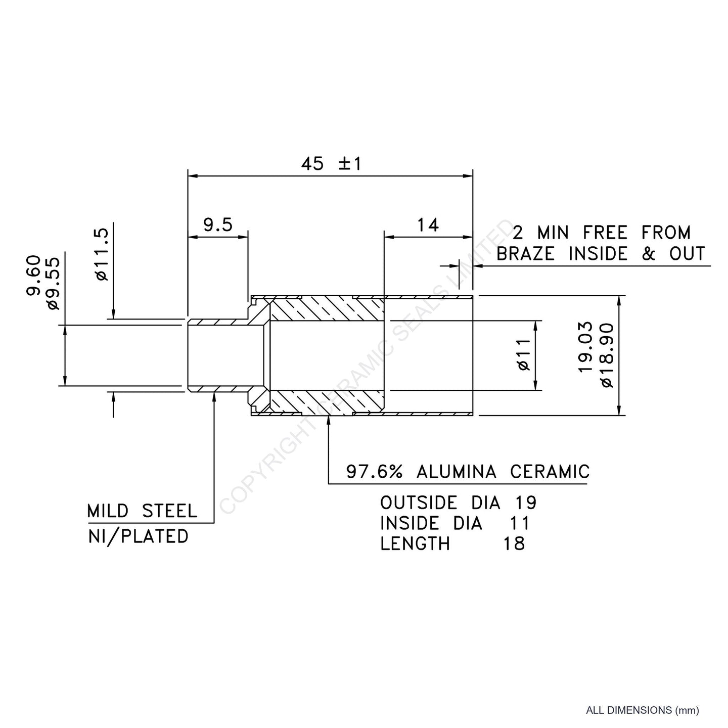 5kV Feedthough