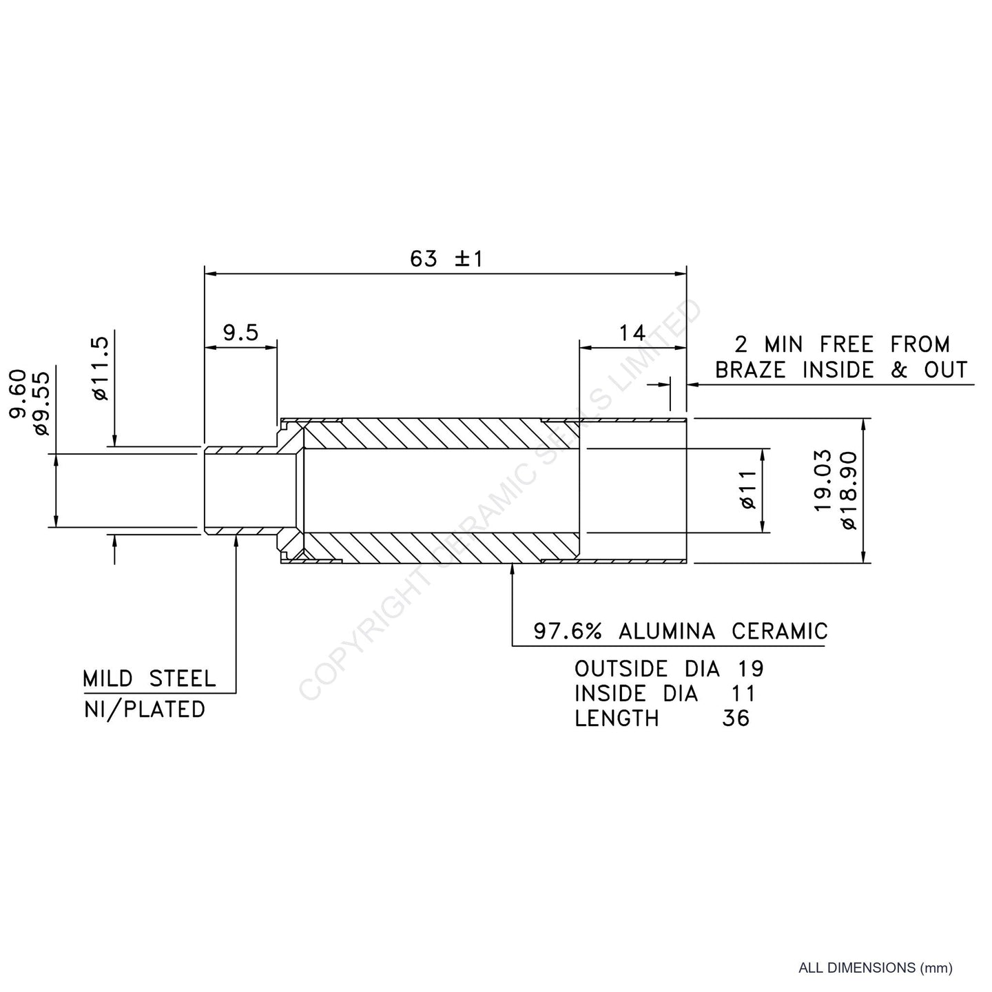 15kV Feedthrough
