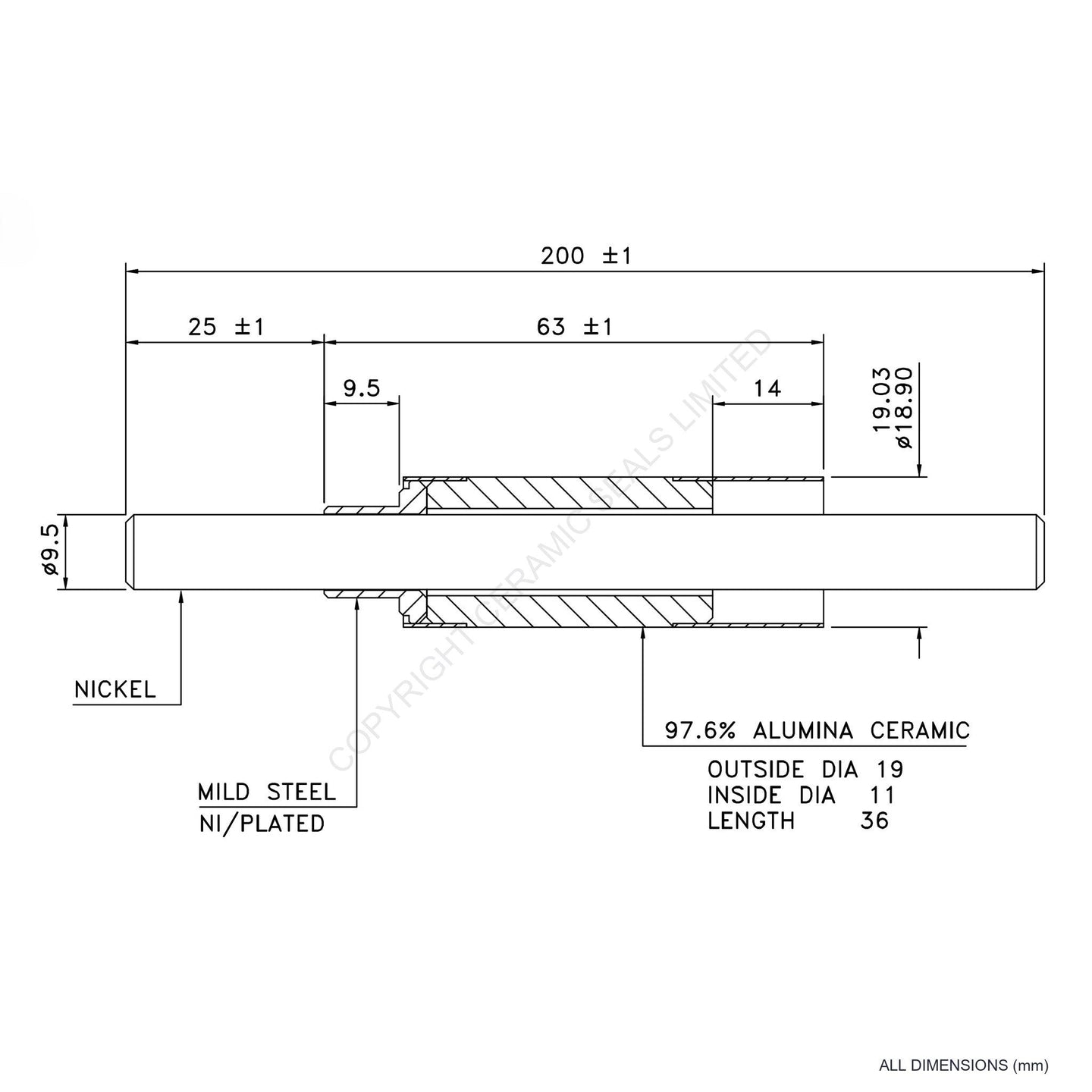 15kV Feedthrough