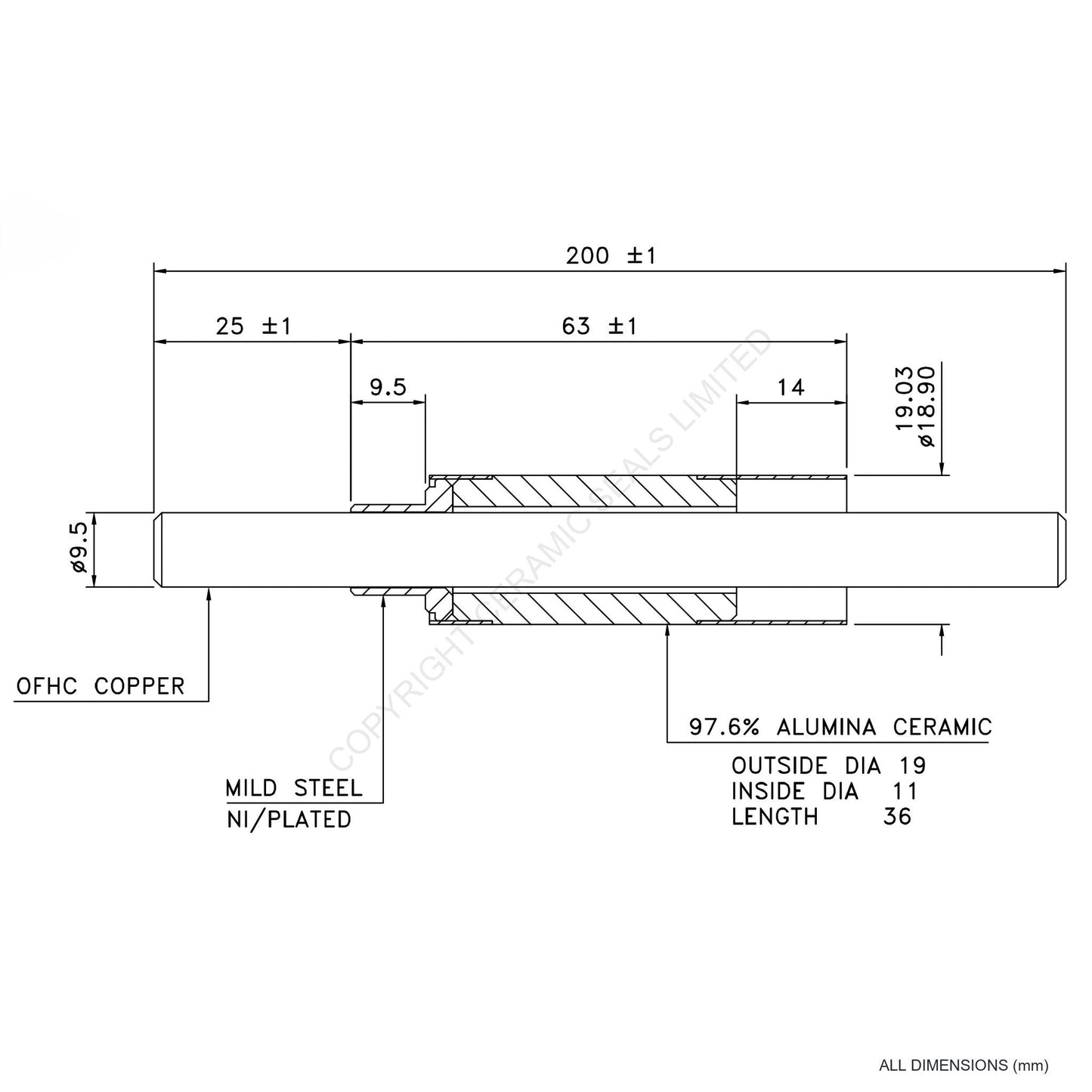 15kV Feedthrough