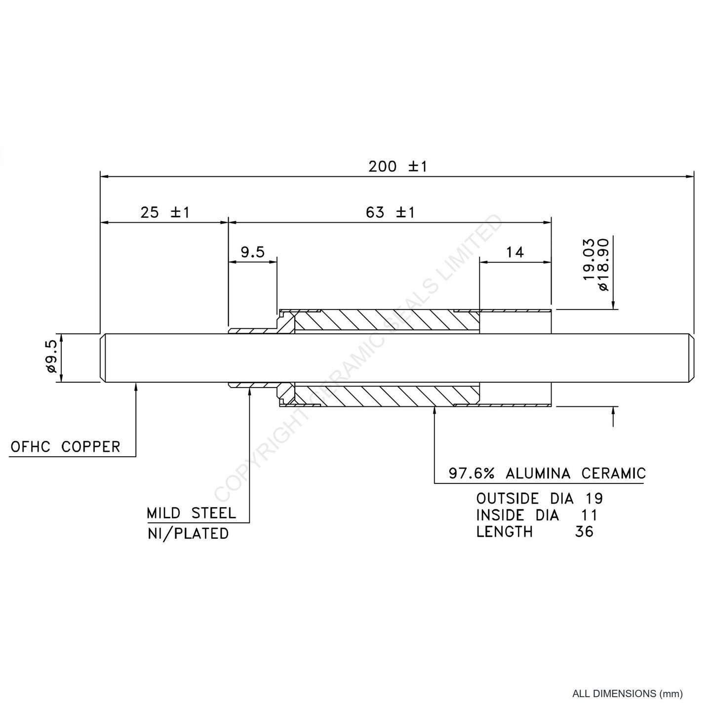 15kV Feedthrough