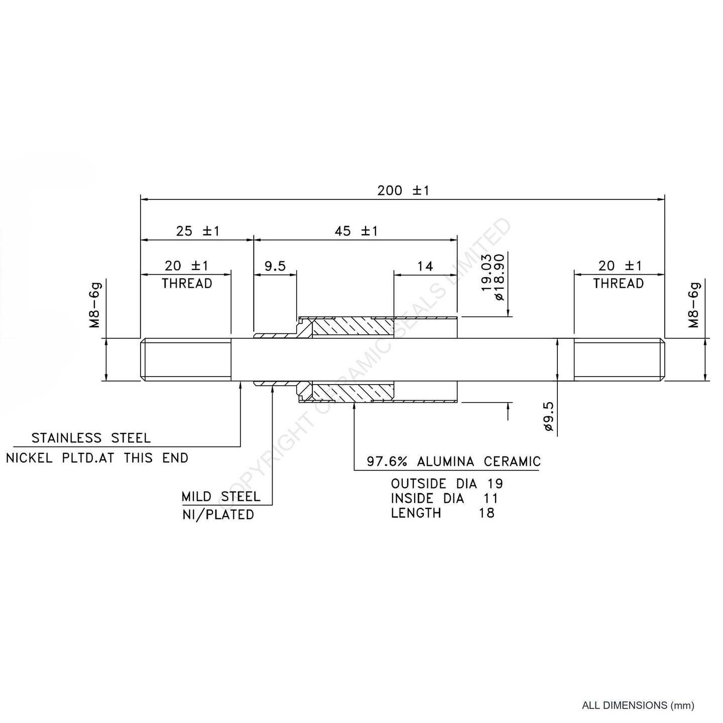 5kV Feedthrough