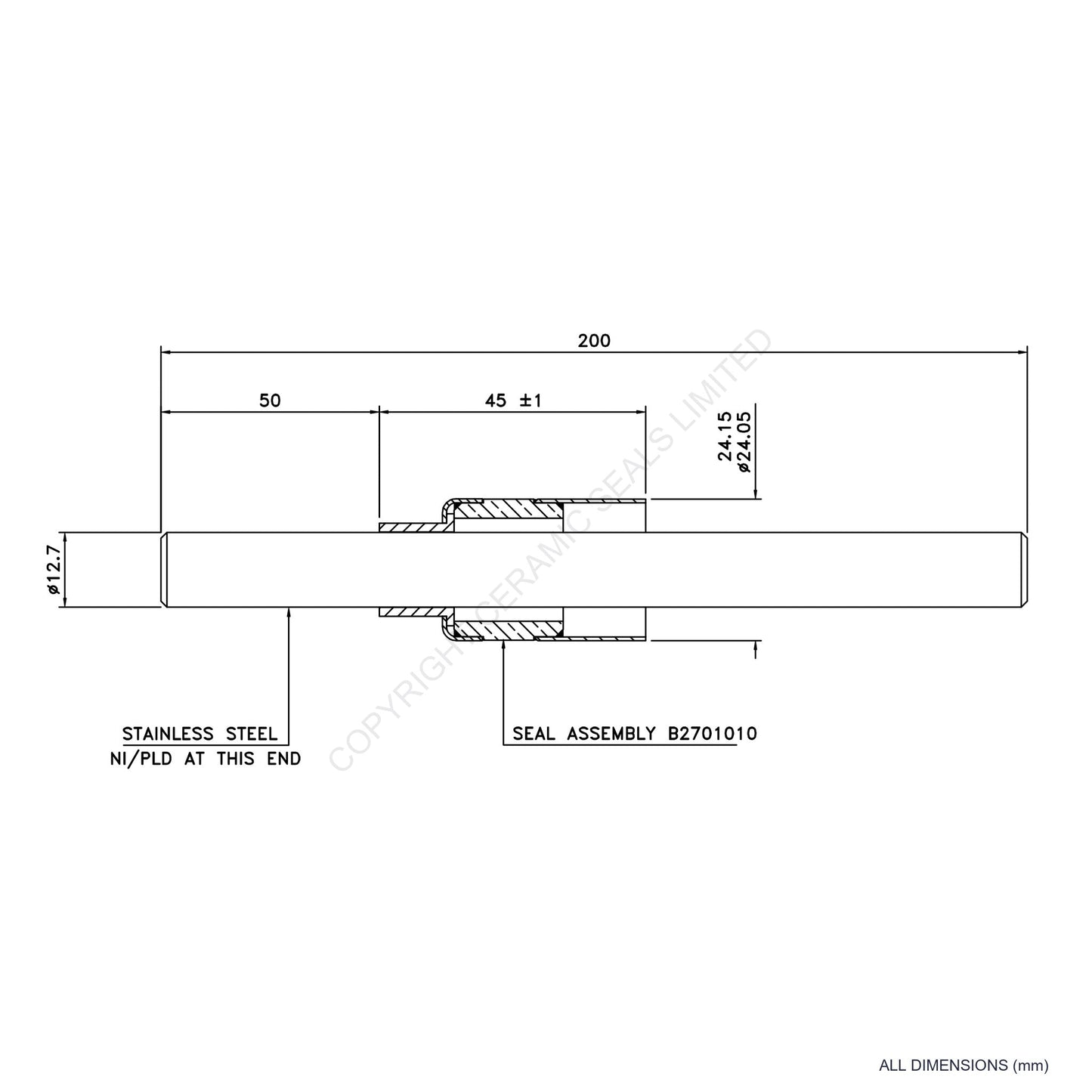 5kV Metal Ceramic Seal