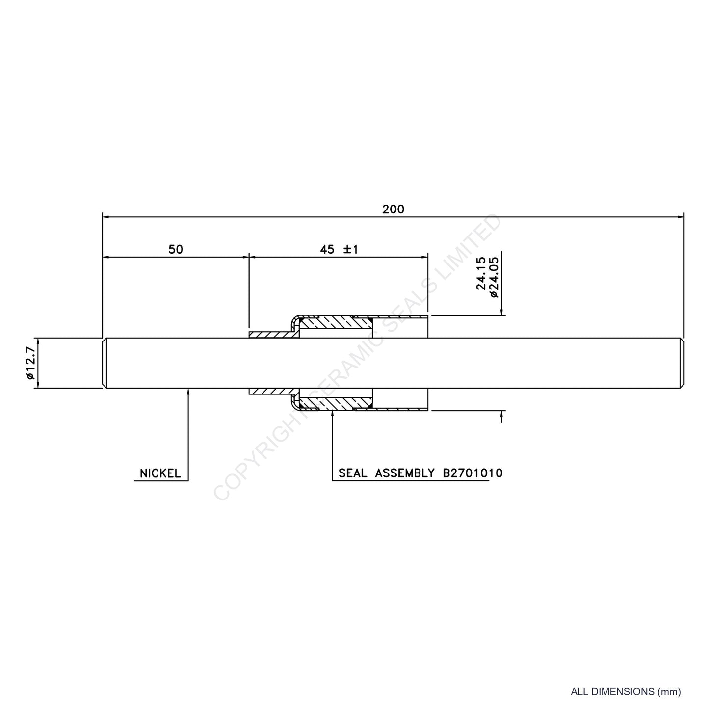 5kV Metal Ceramic Seal