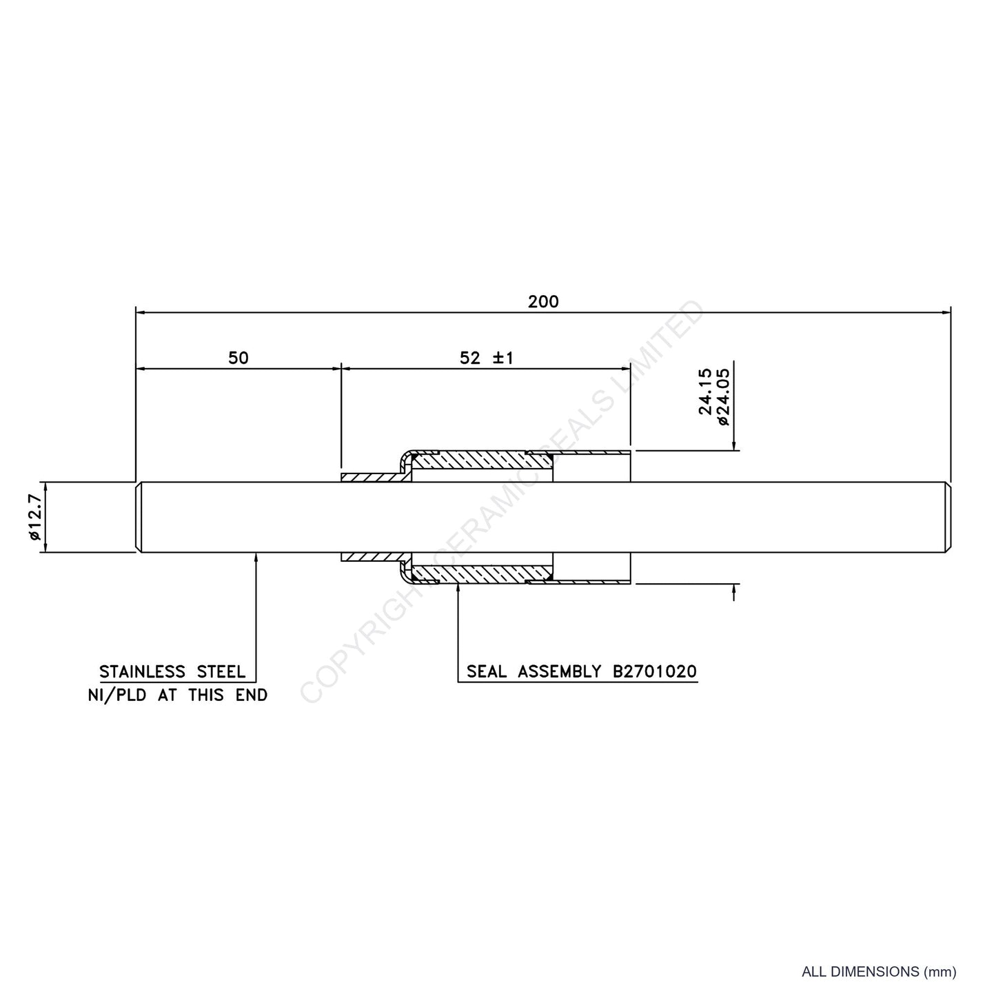 10kV Metal Ceramic Seal