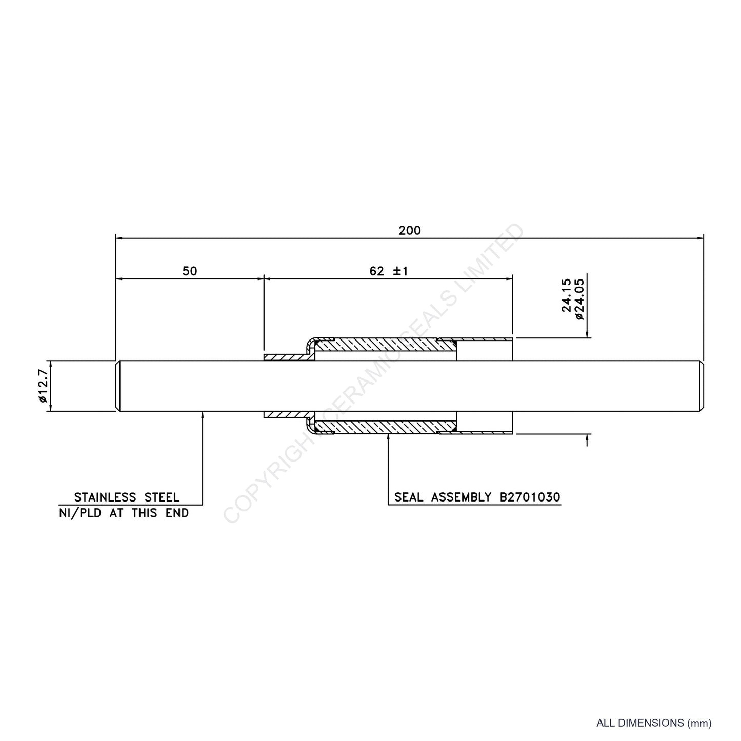 15kV Metal Ceramic Seal