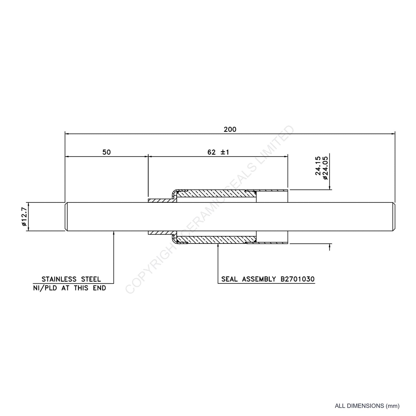15kV Metal Ceramic Seal