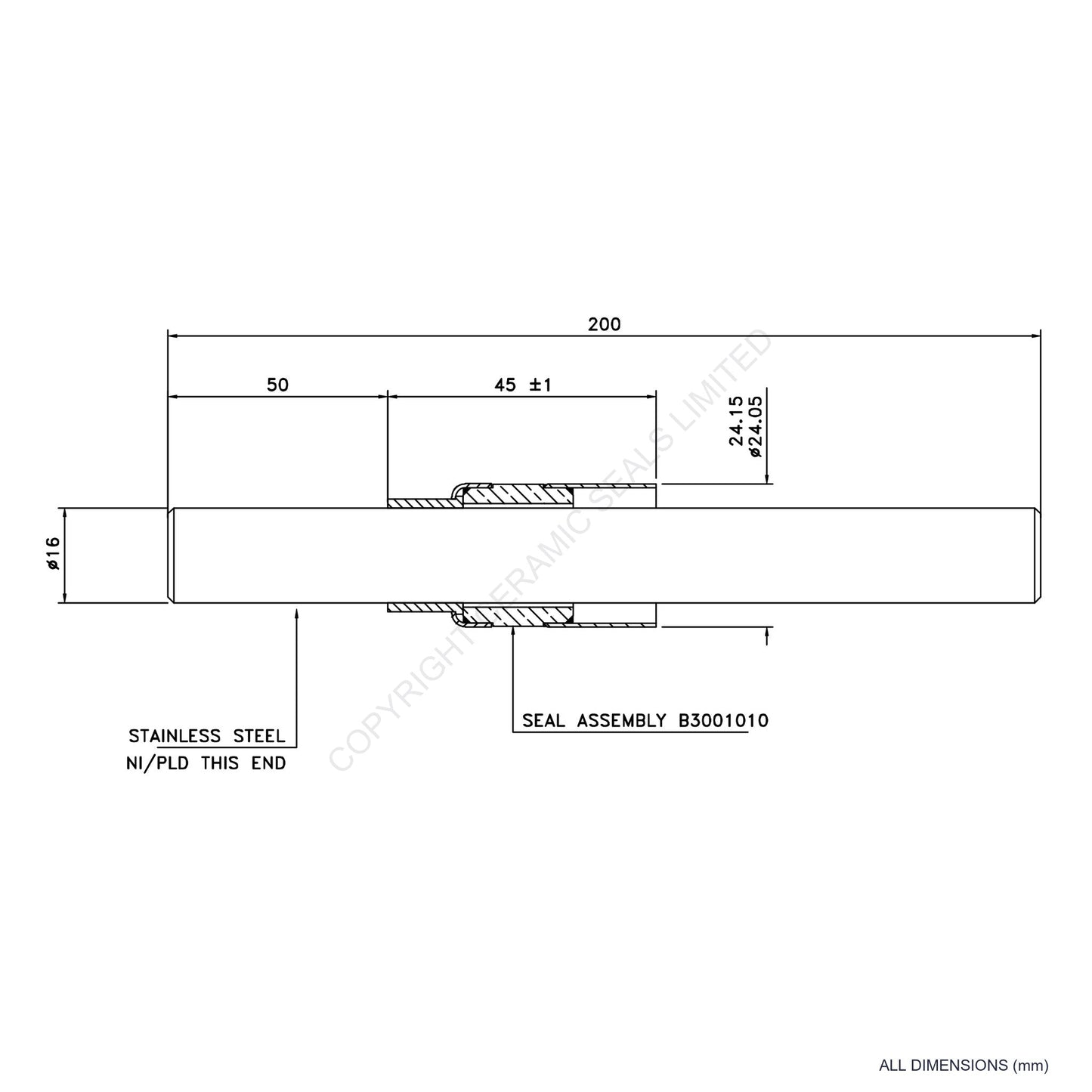 5kV Metal Ceramic Seal