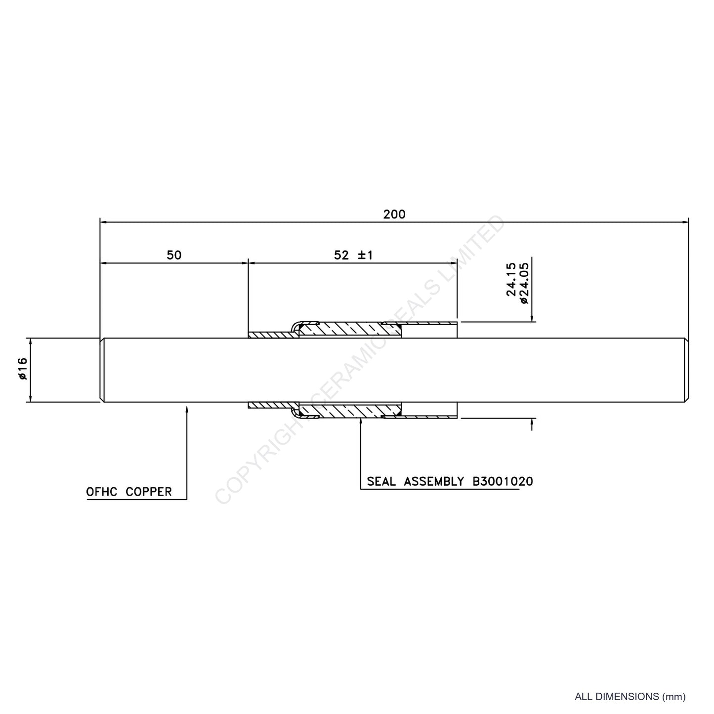10kV Metal Ceramic Seal