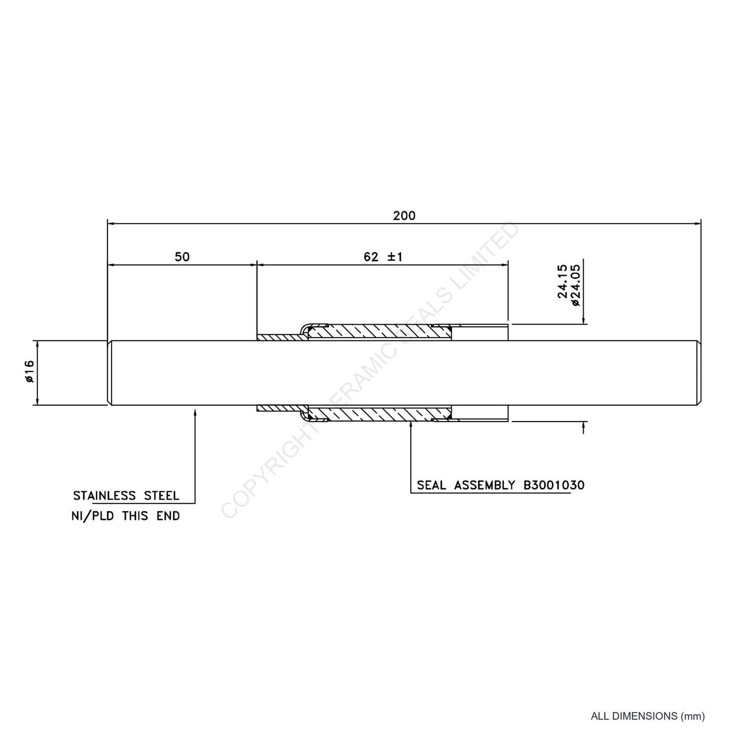 15kV Metal Ceramic Seal