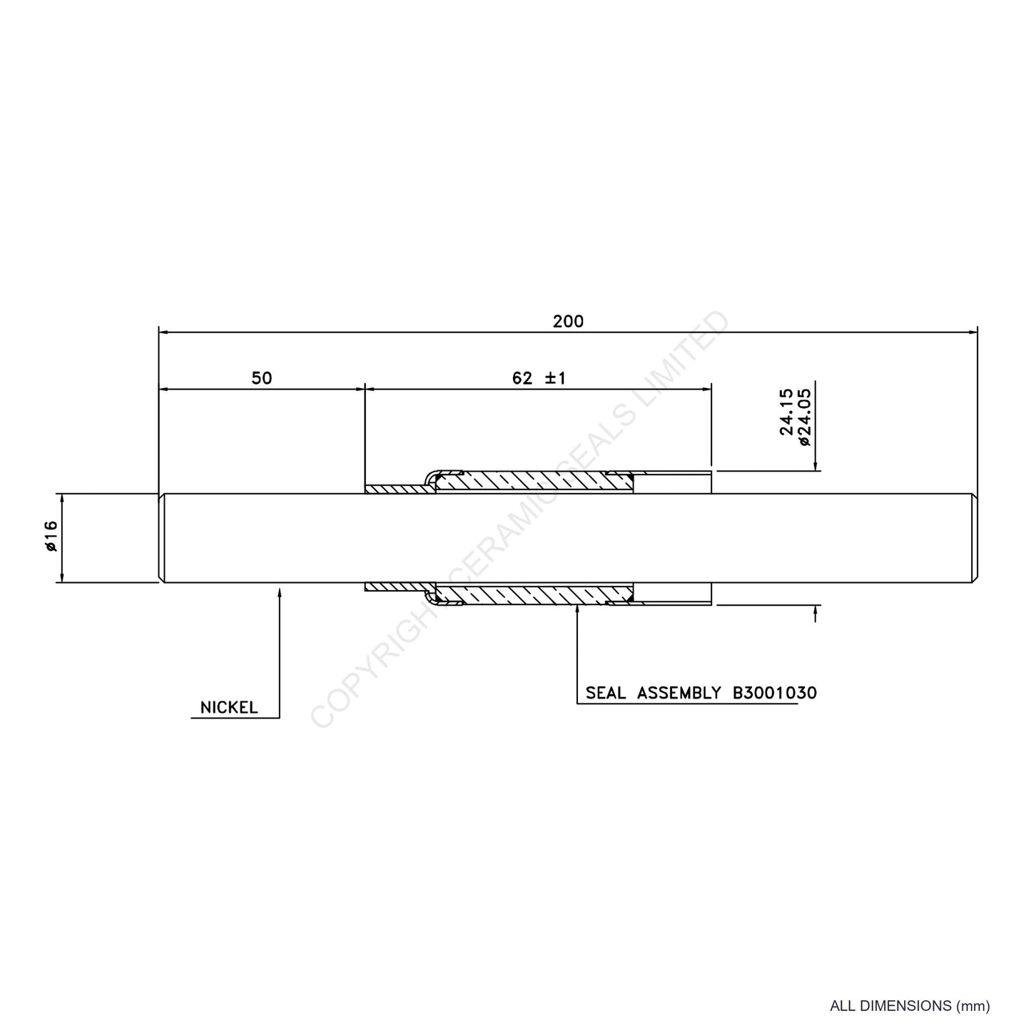 15kV Metal Ceramic Seal