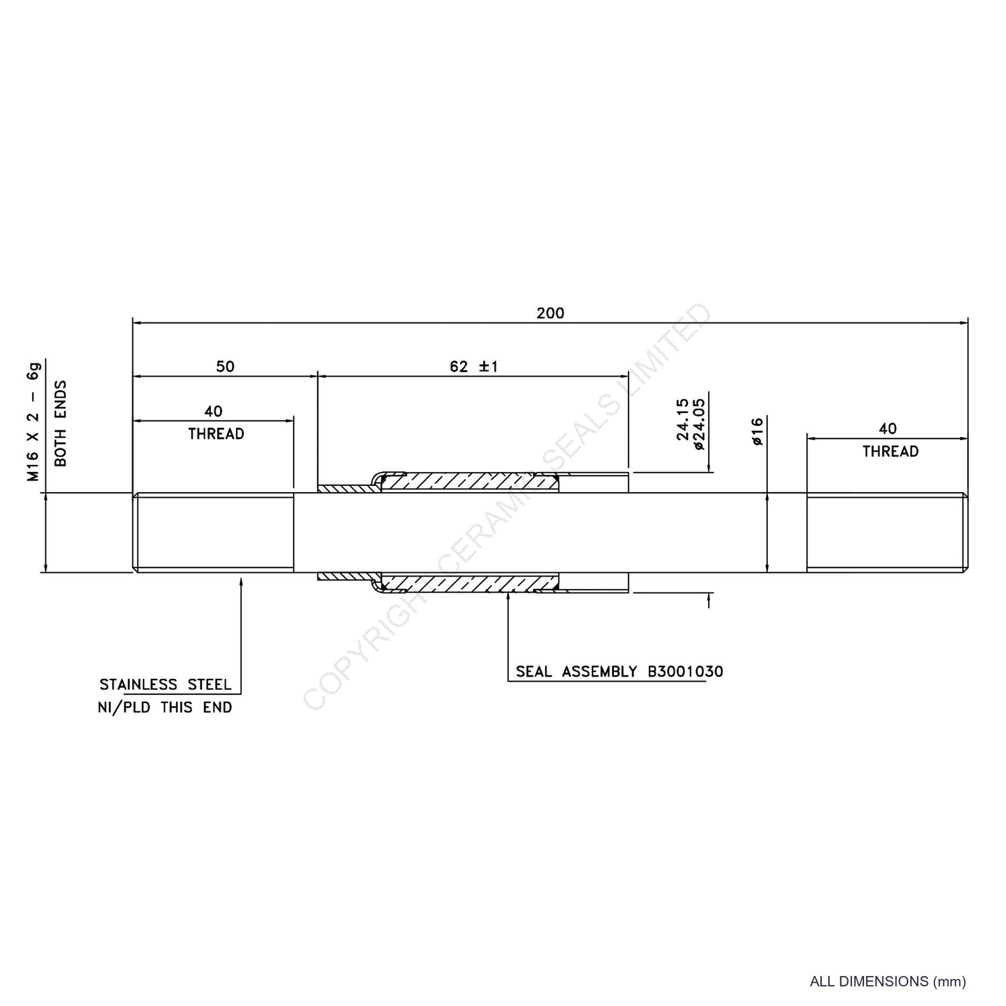 15kV Metal Ceramic Seal