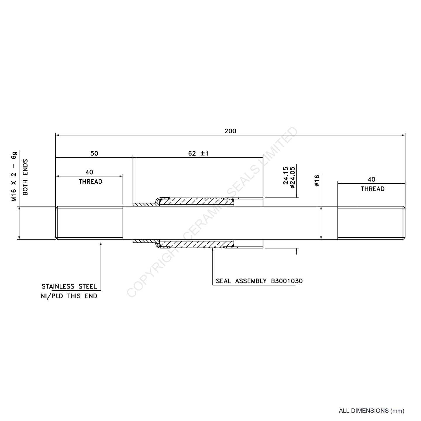 15kV Metal Ceramic Seal