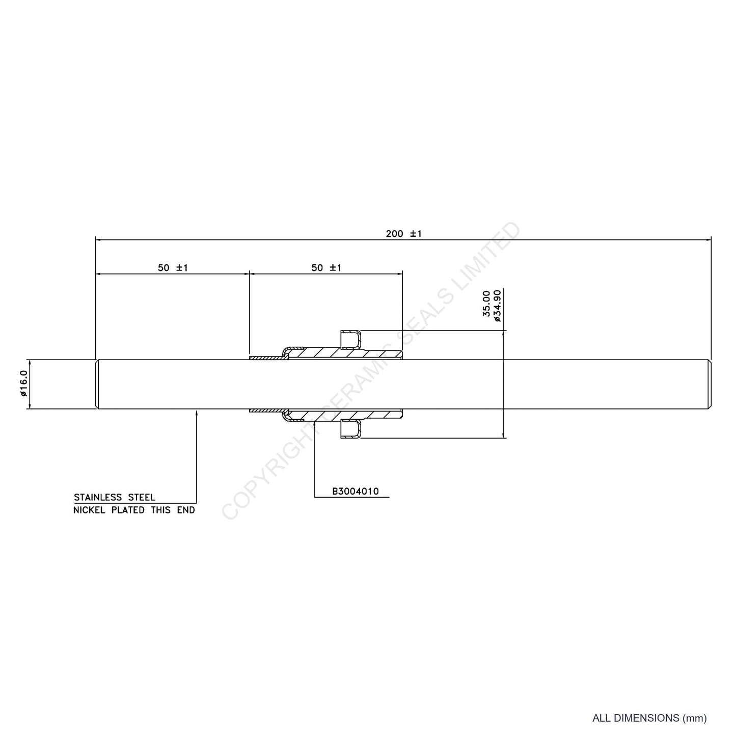 5kV Metal Ceramic Seal