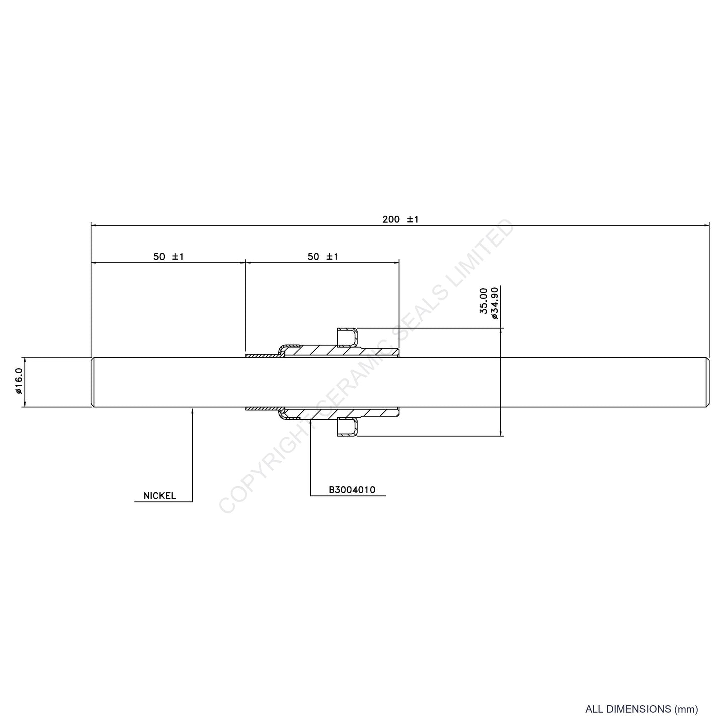 5kV Metal Ceramic Seal