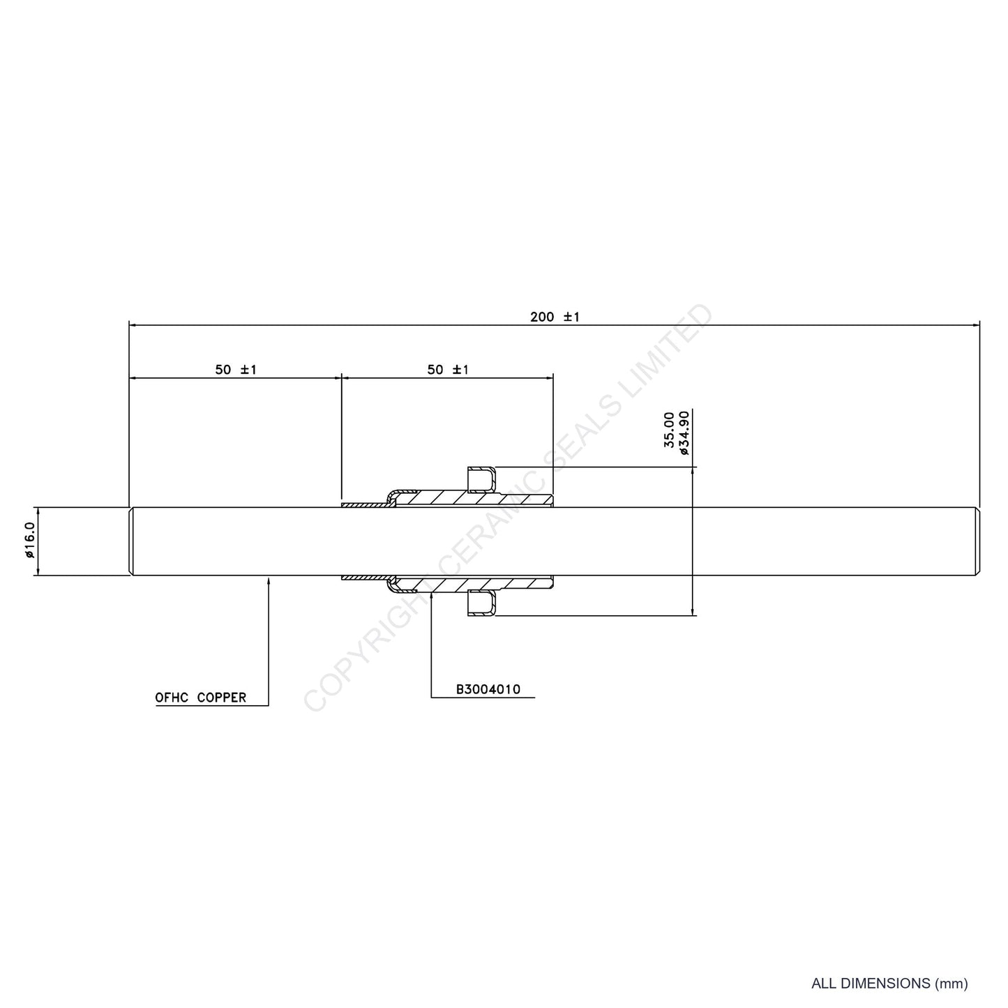 5kV Metal Ceramic Seal