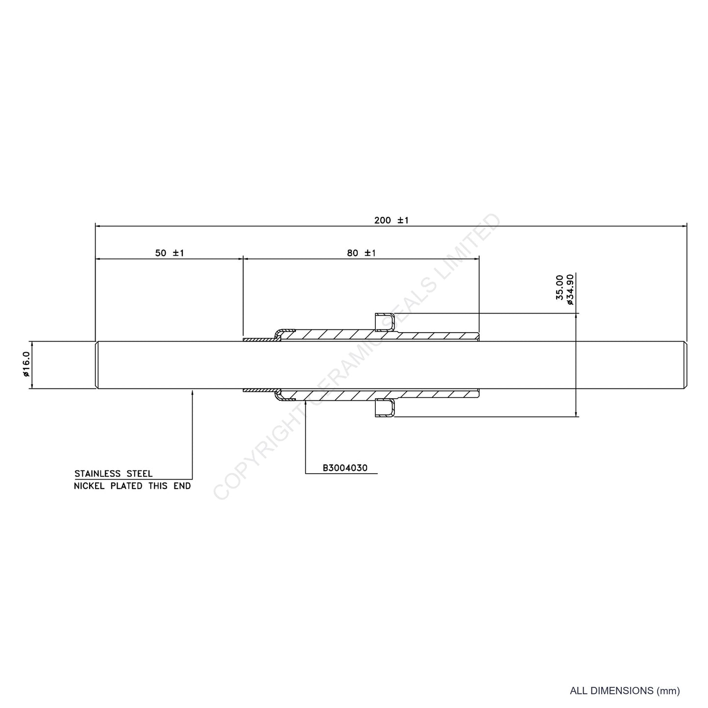 15kV Metal Ceramic Seal