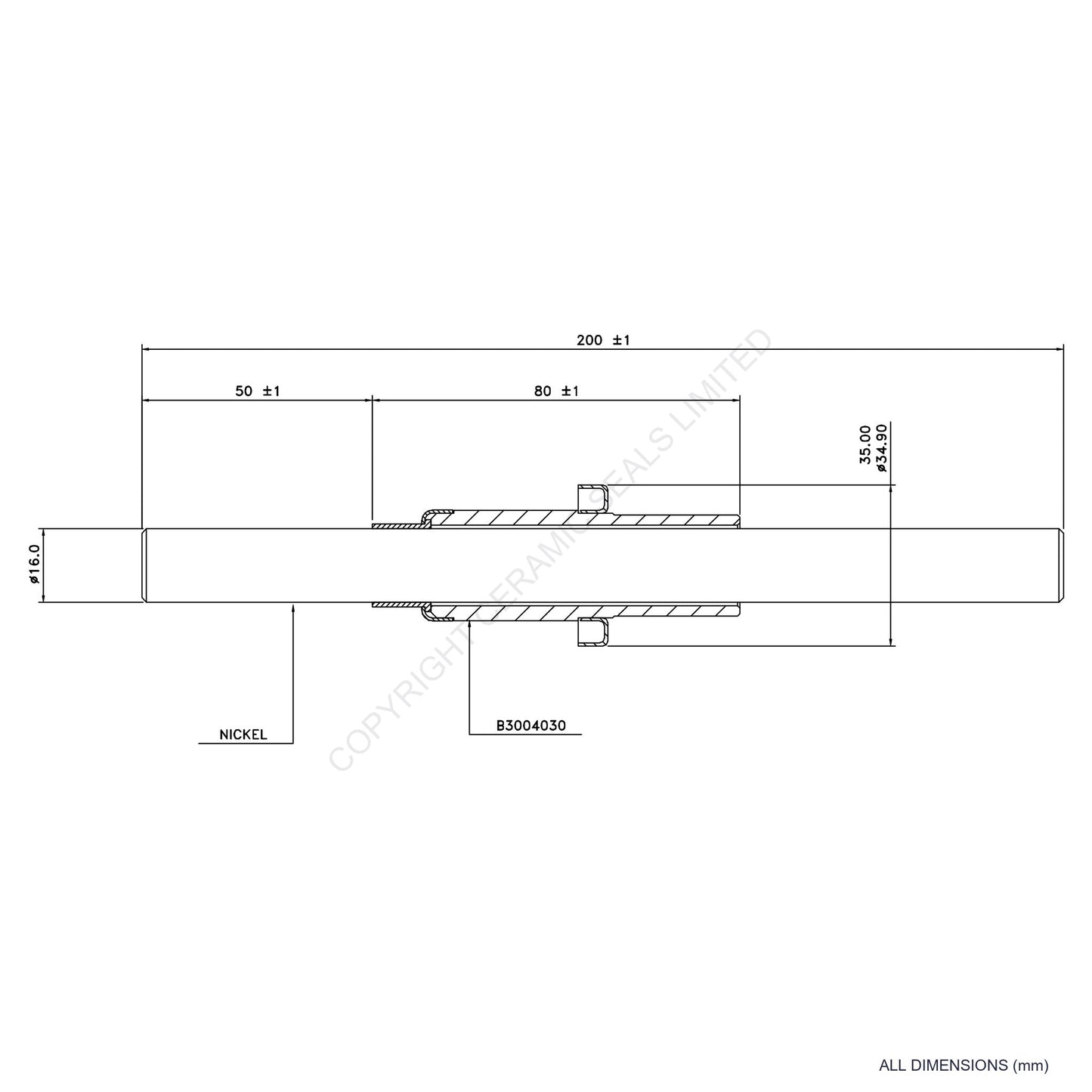 15kV Metal Ceramic Seal