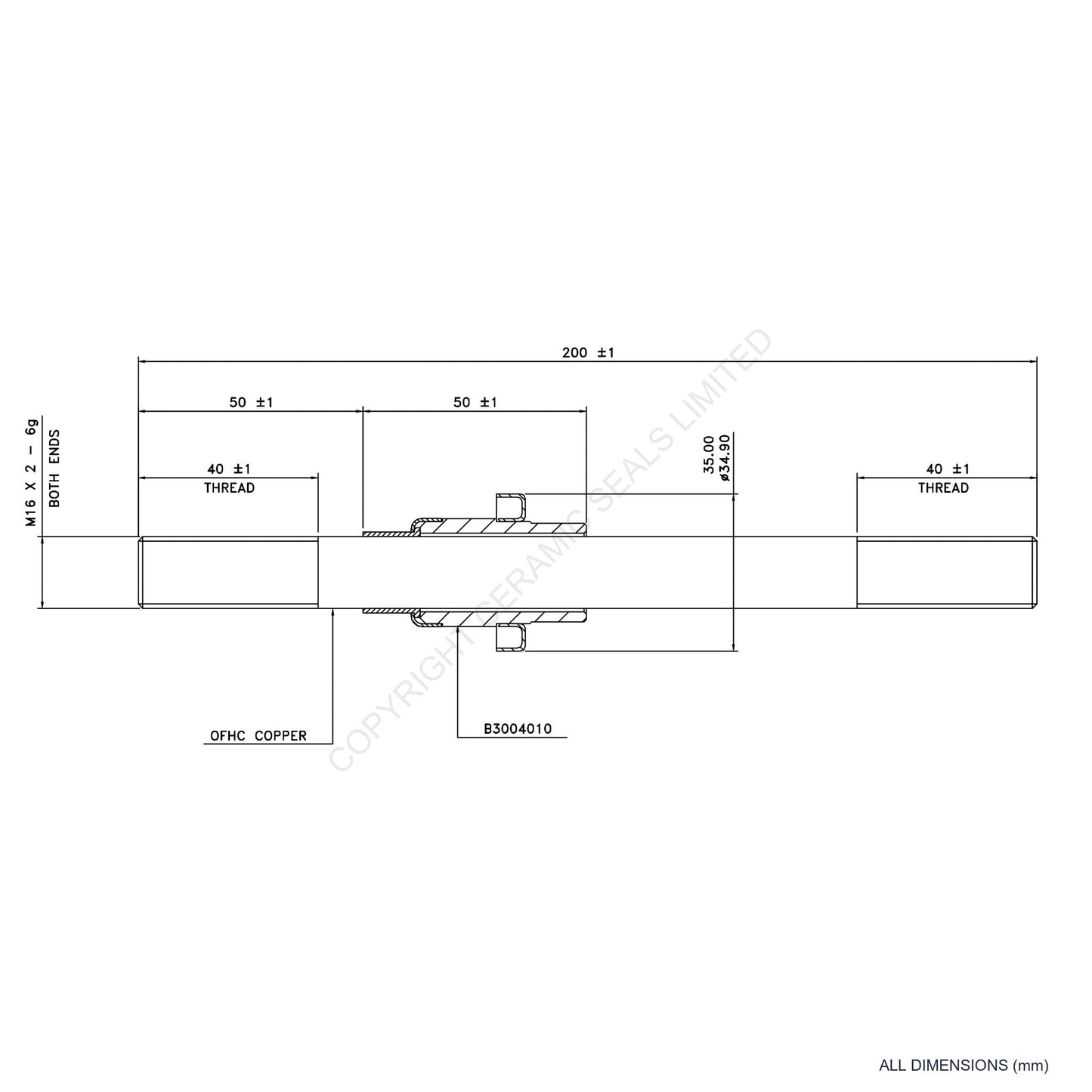 5kV Metal Ceramic Seal