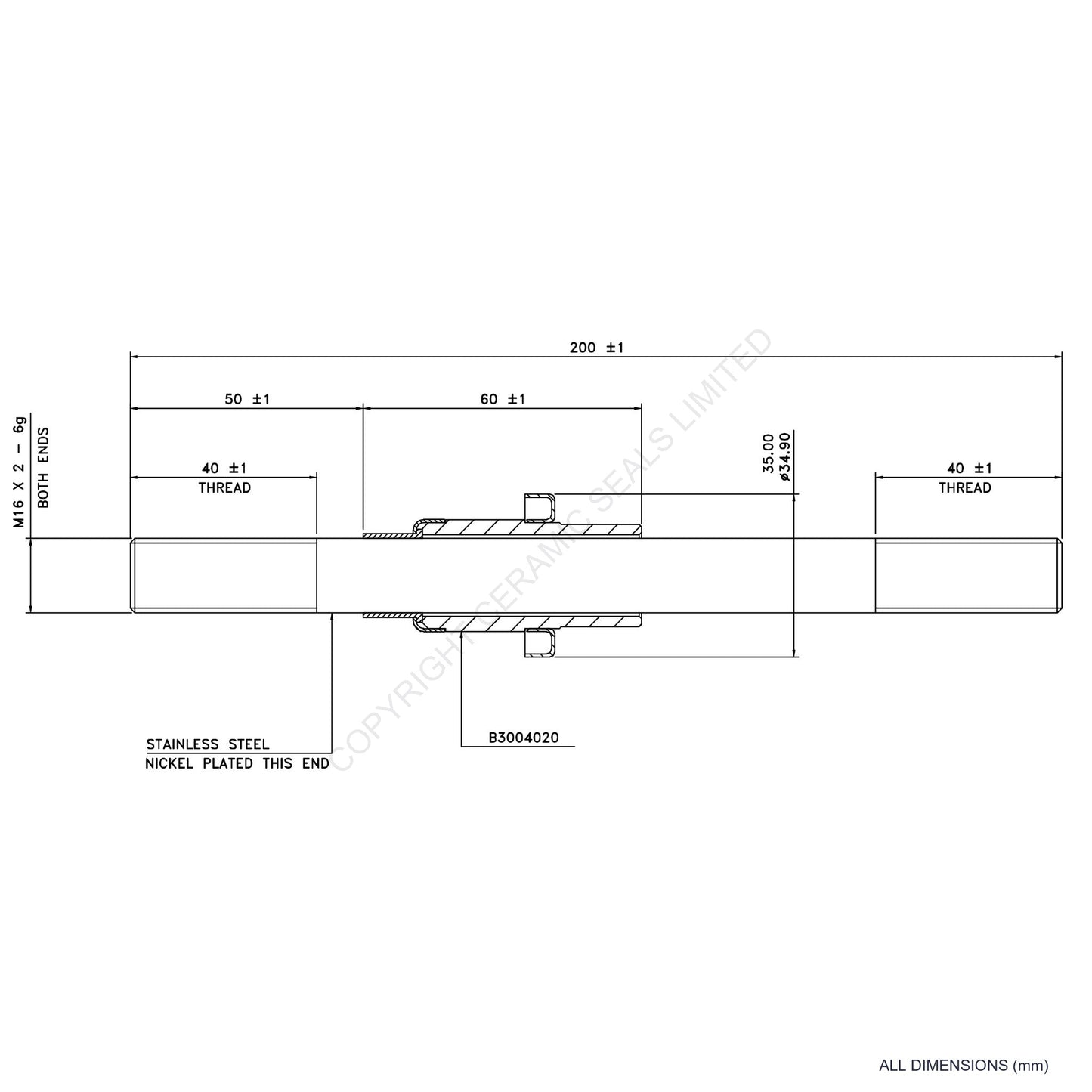 10kV Metal Ceramic Seal
