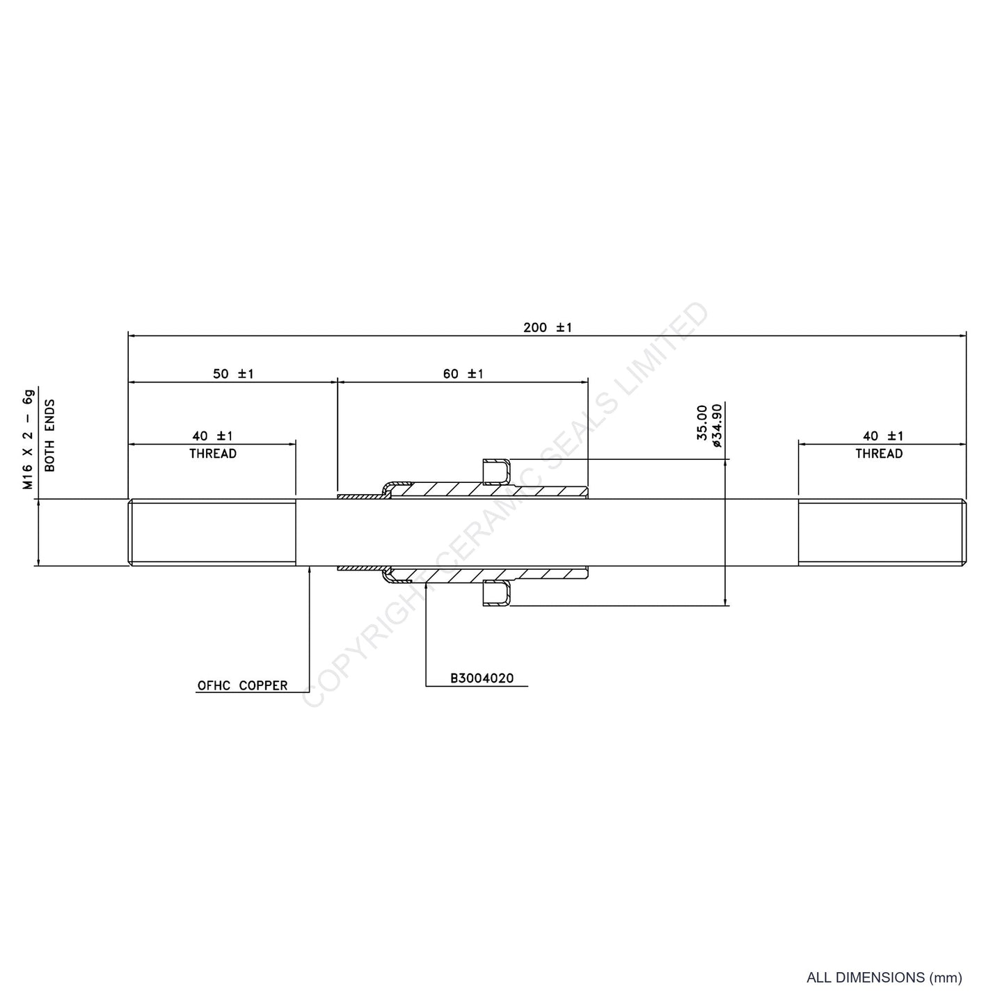 10kV Metal Ceramic Seal