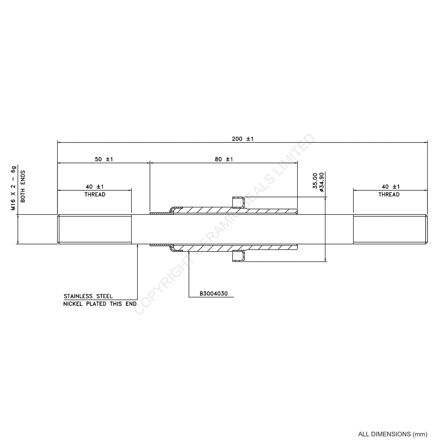 15kV Metal Ceramic Seal