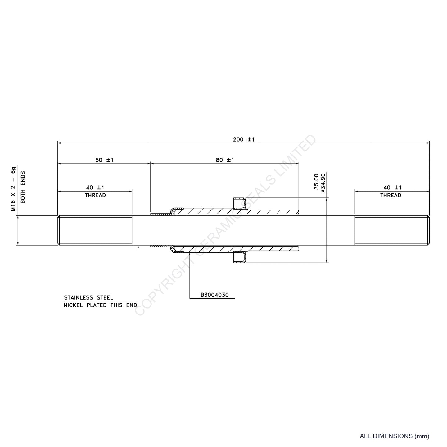 15kV Metal Ceramic Seal