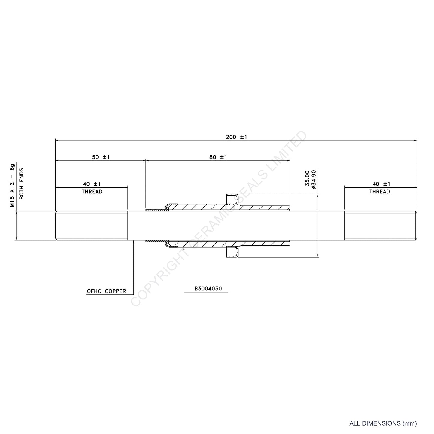 15kV Metal Ceramic Seal