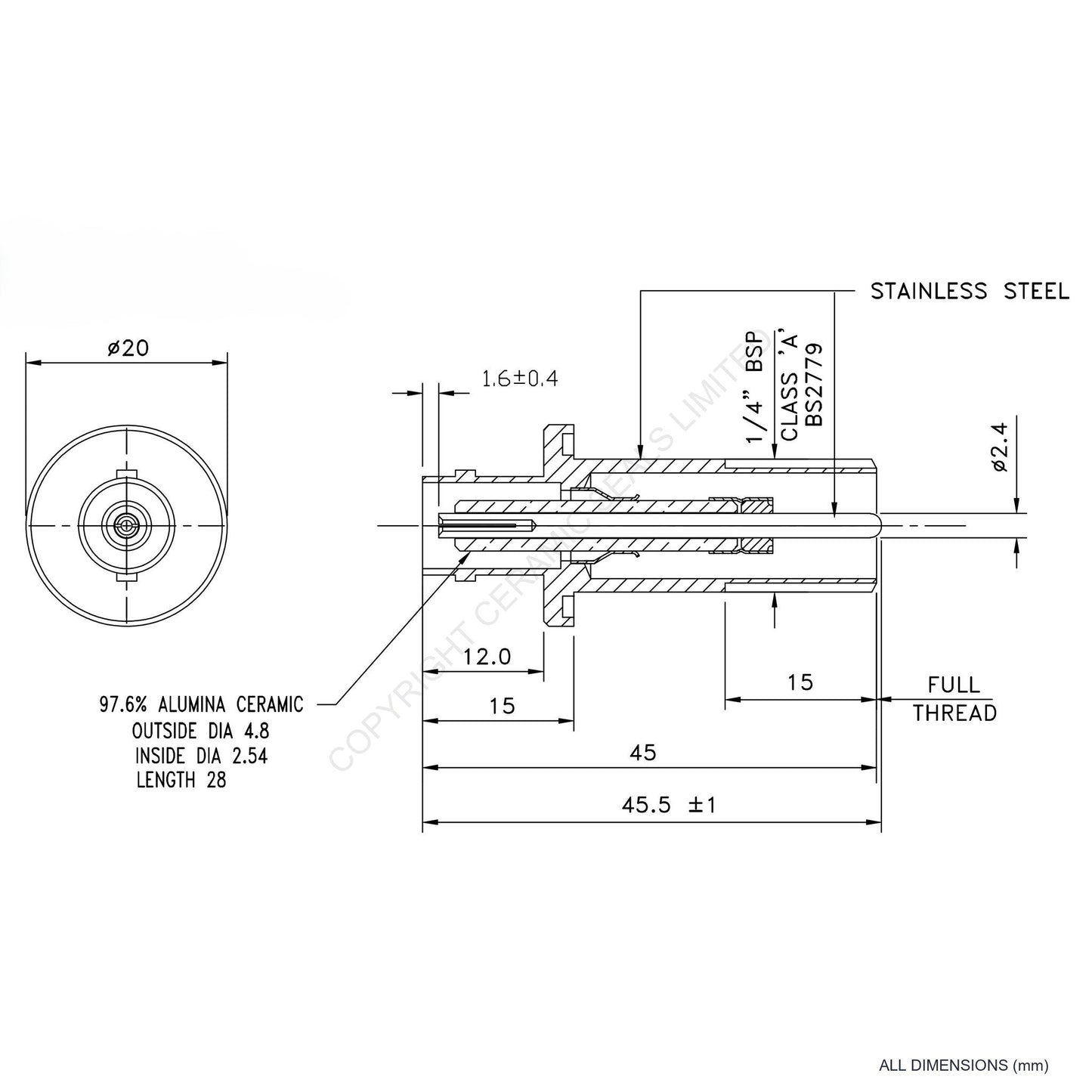 500Vs BNC Single O-Ring Connector