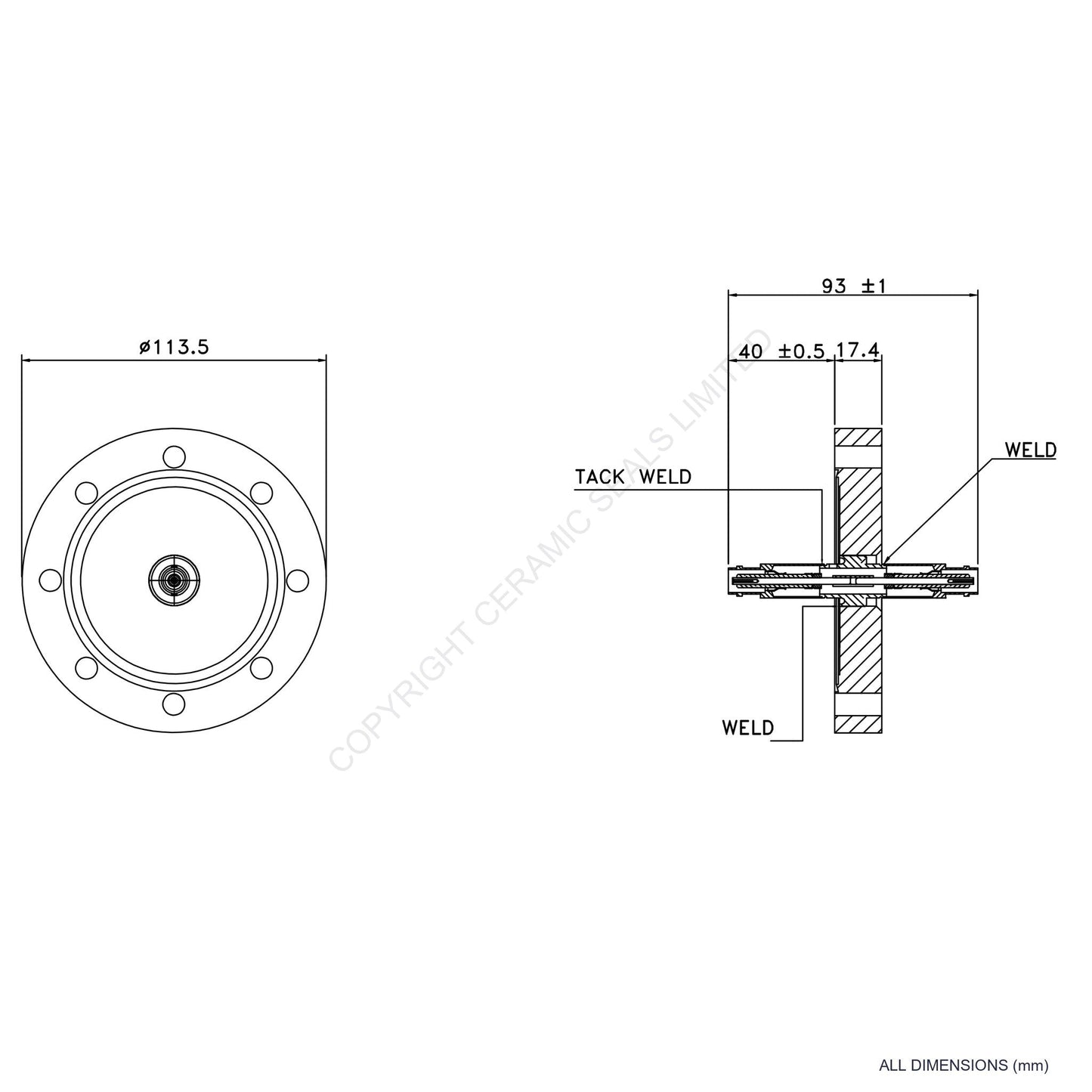 500V Double Ended BNC