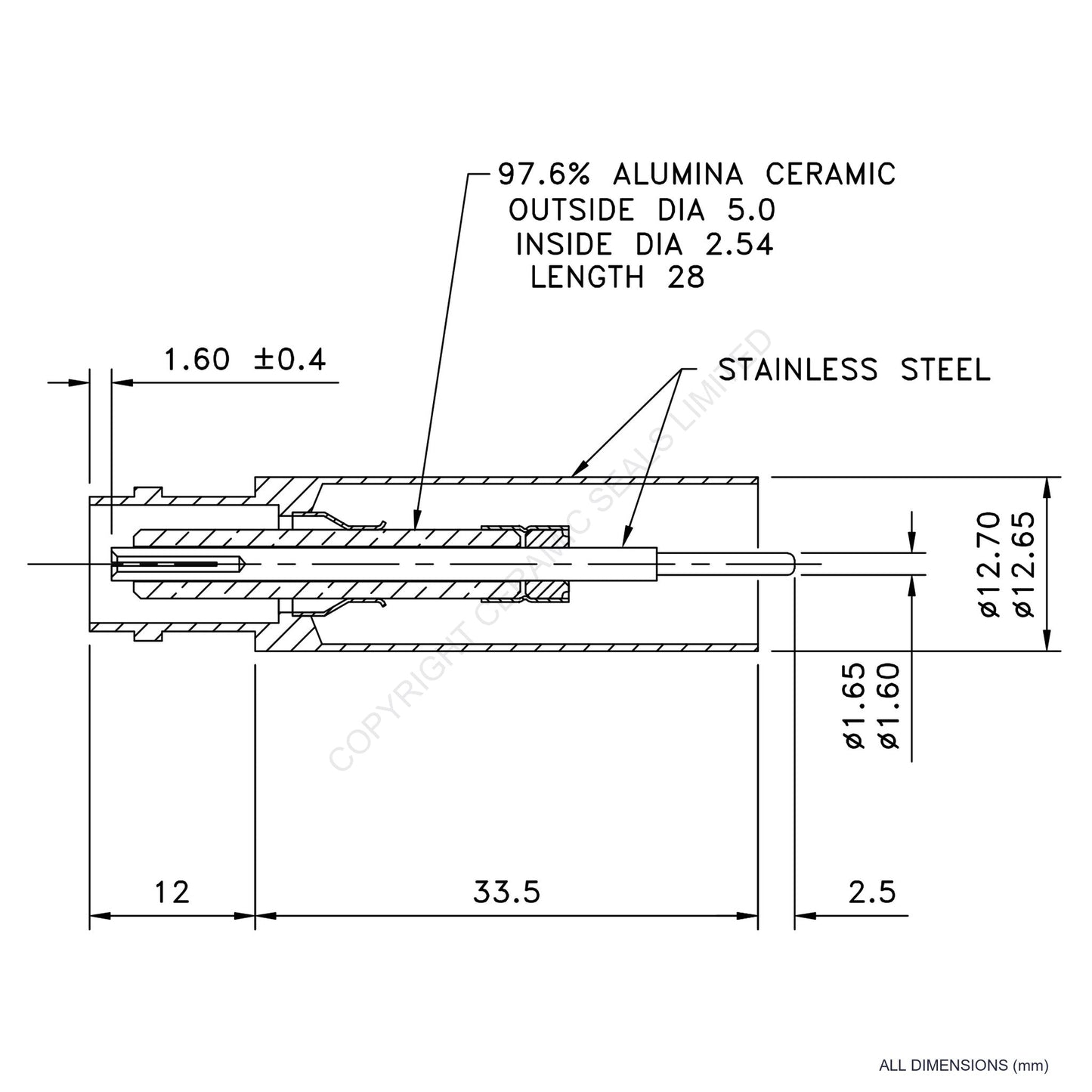 5kV MHV Feedthrough