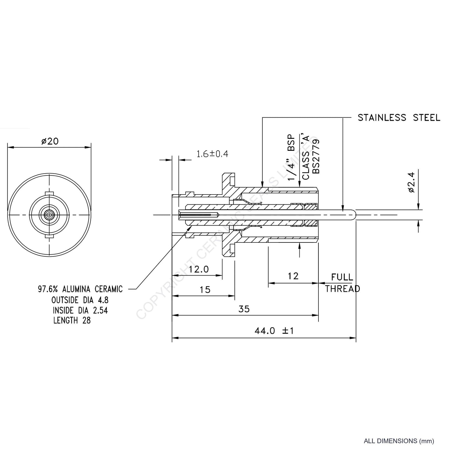 5kV MHV Single O-Ring Connector