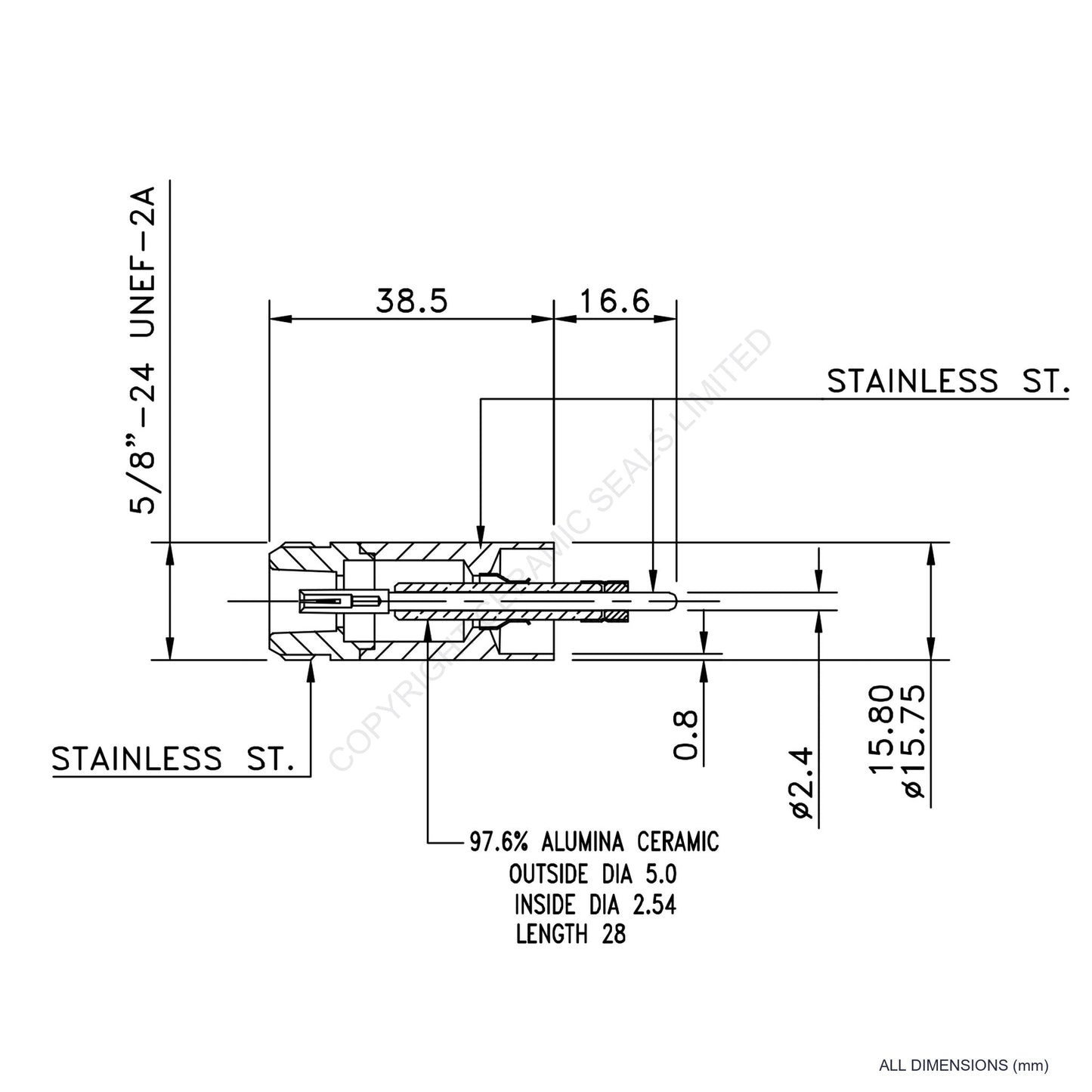 5kV Type 'N' Feedthrough
