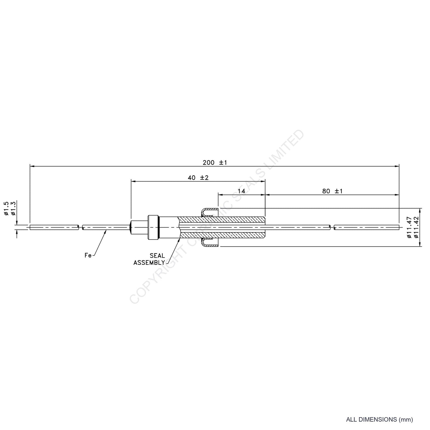 Single Thermocouple (+) Iron