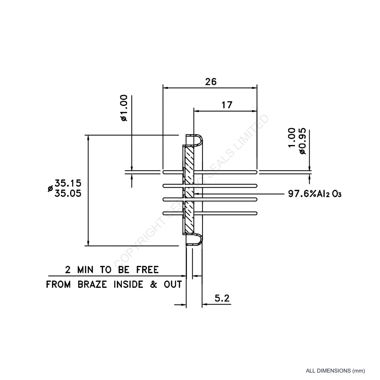 12 Pin Feedthrough