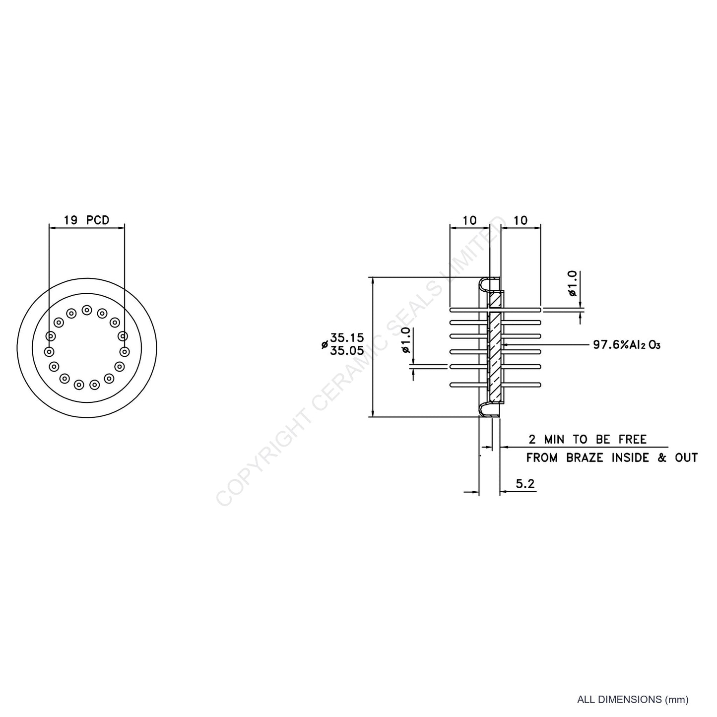 15 Pin Feedthrough