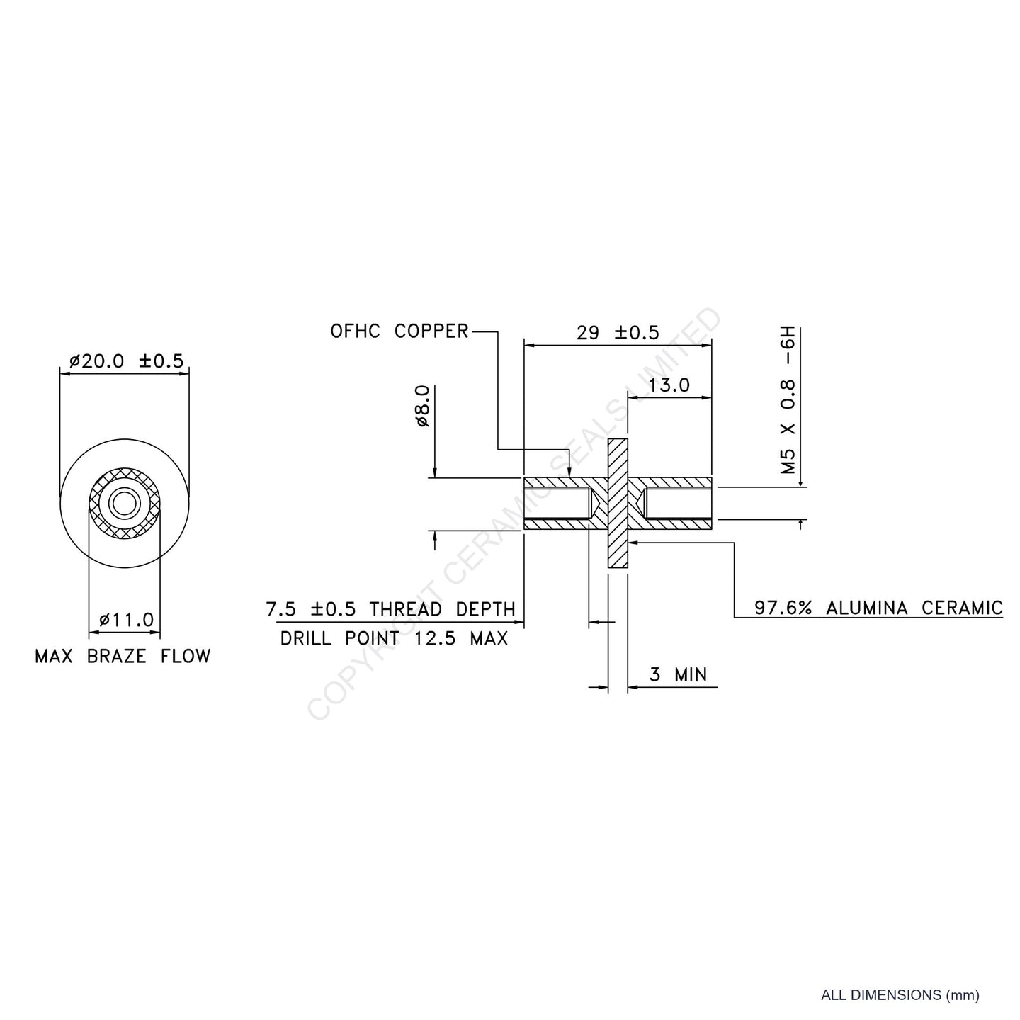 Heat Sink Isolator (M5)