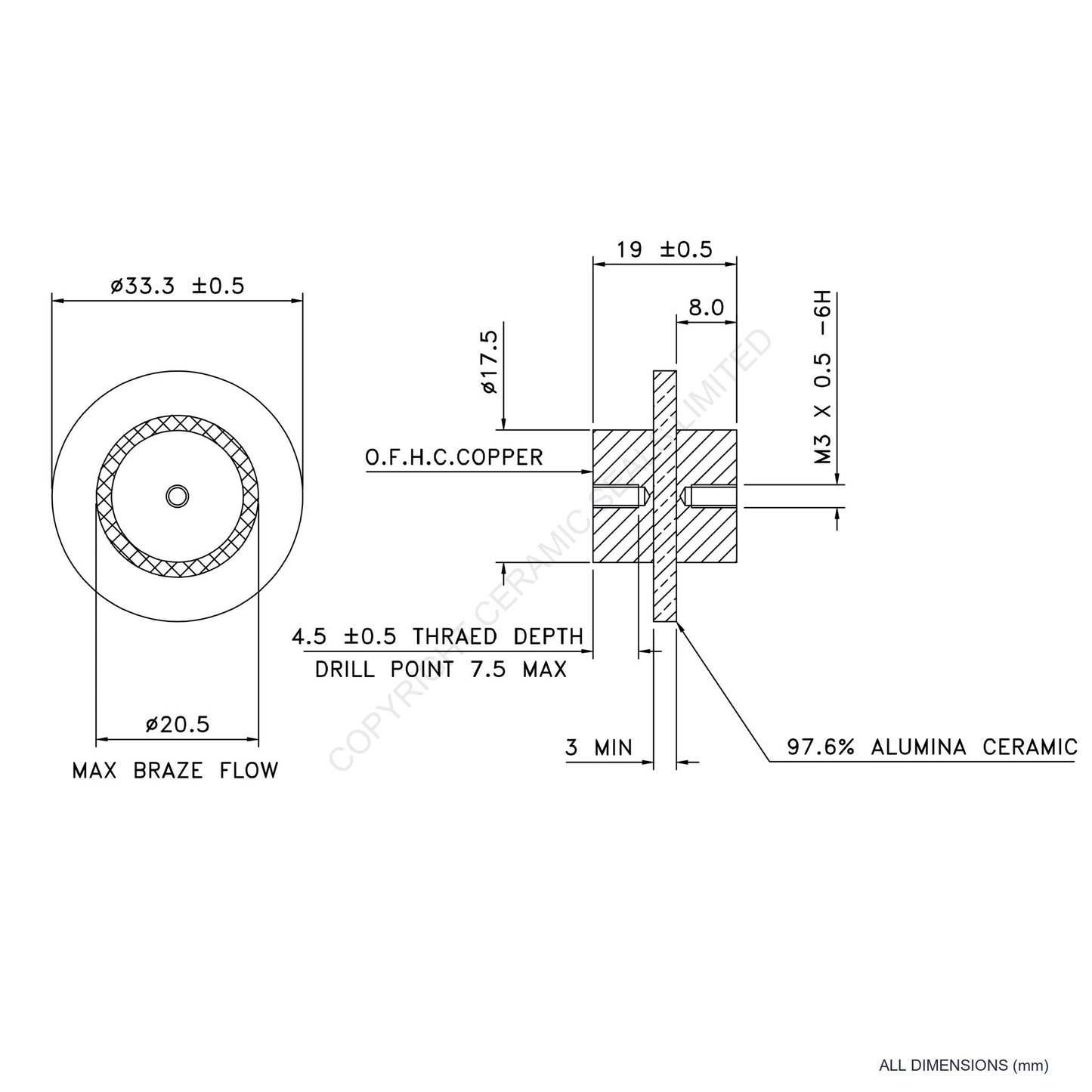 Heat Sink Isolator (M3)