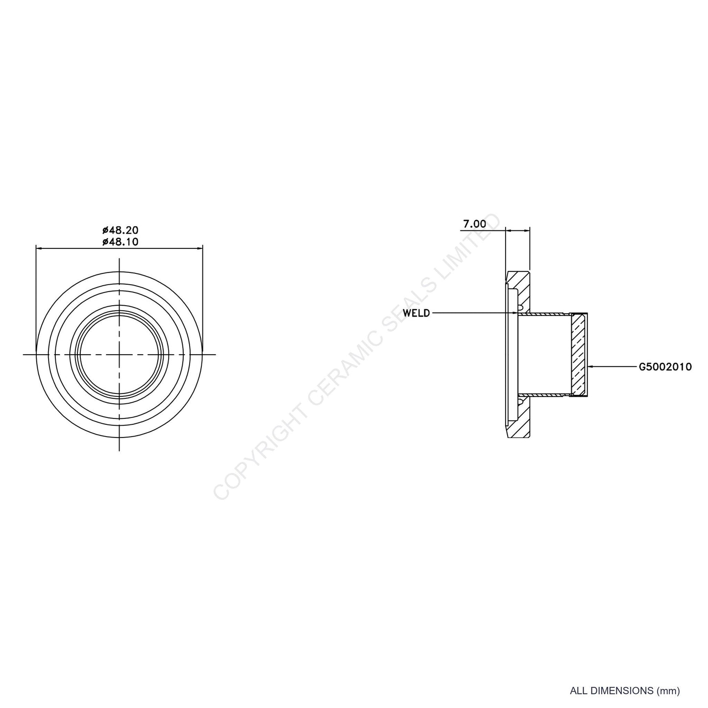 Viewport UHV Rotatable (20mm)