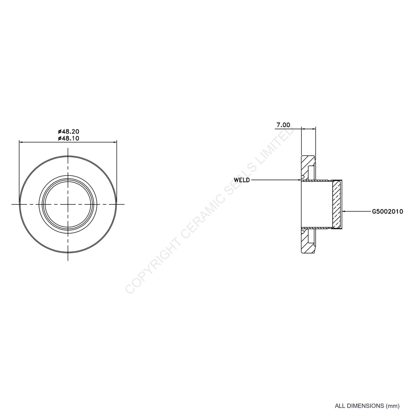 Viewport UHV Rotatable (20mm)