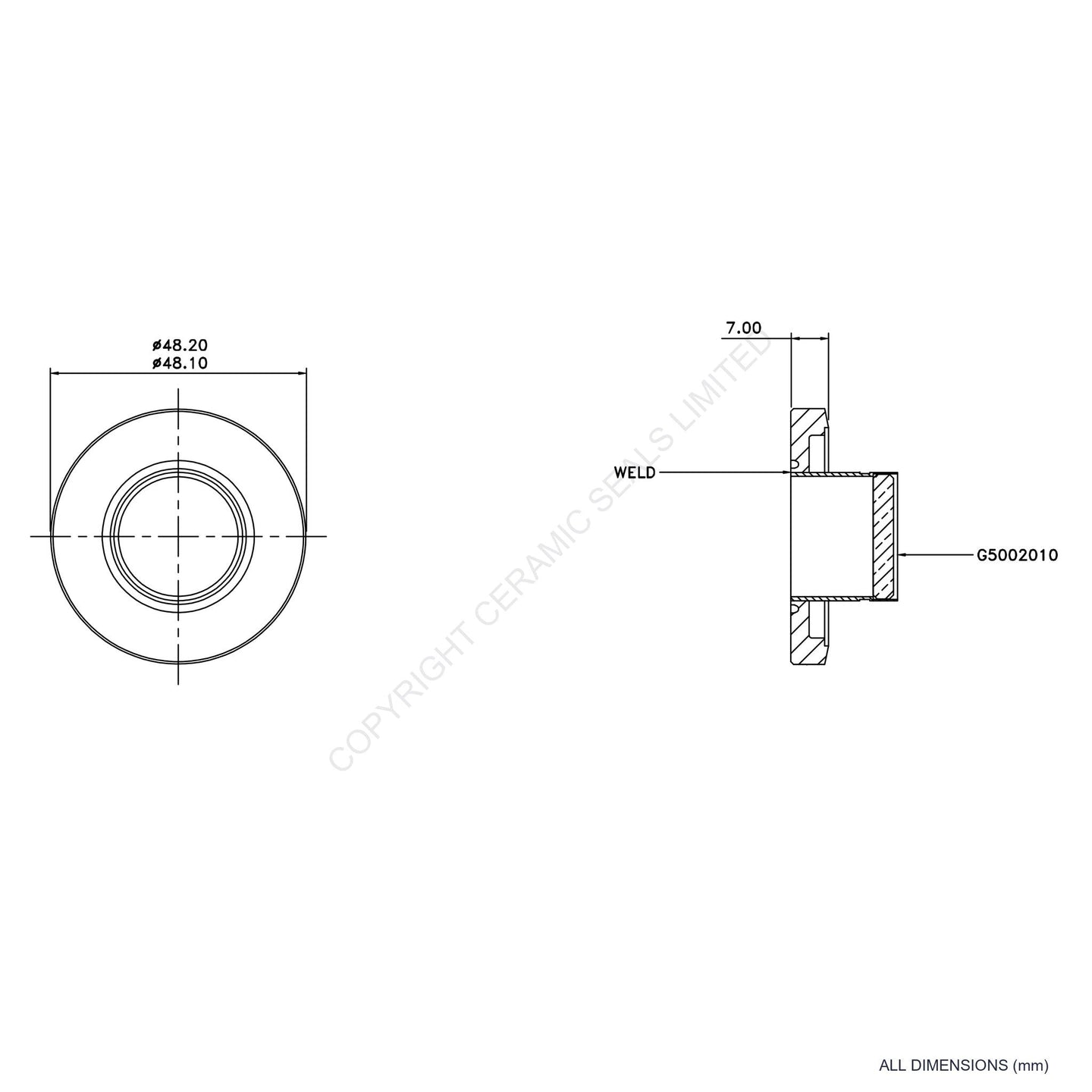 Viewport UHV Rotatable (20mm)