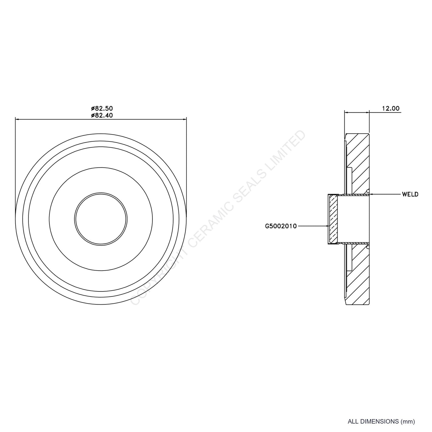 Viewport UHV Rotatable (20mm)