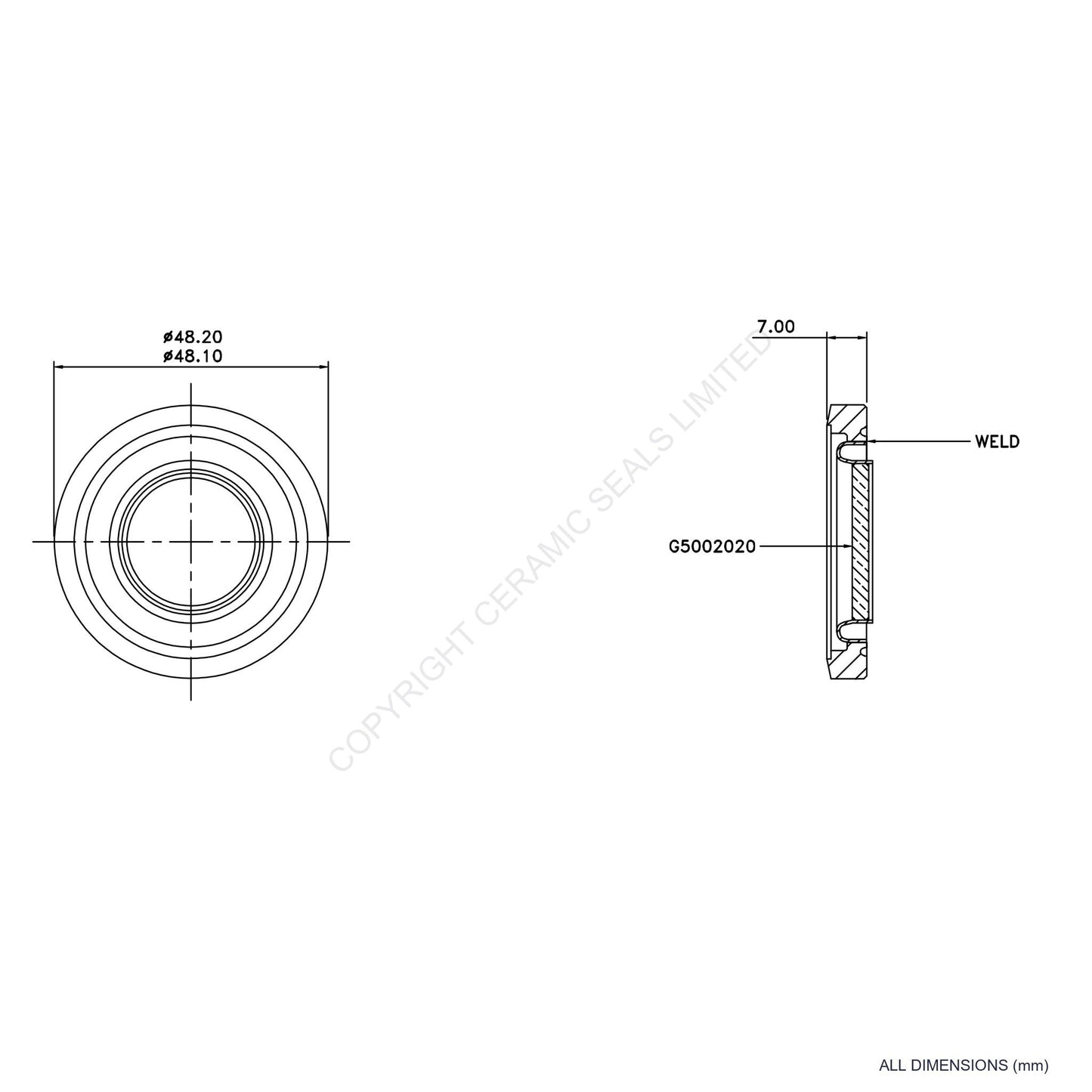 Viewport UHV Rotatable (25mm)