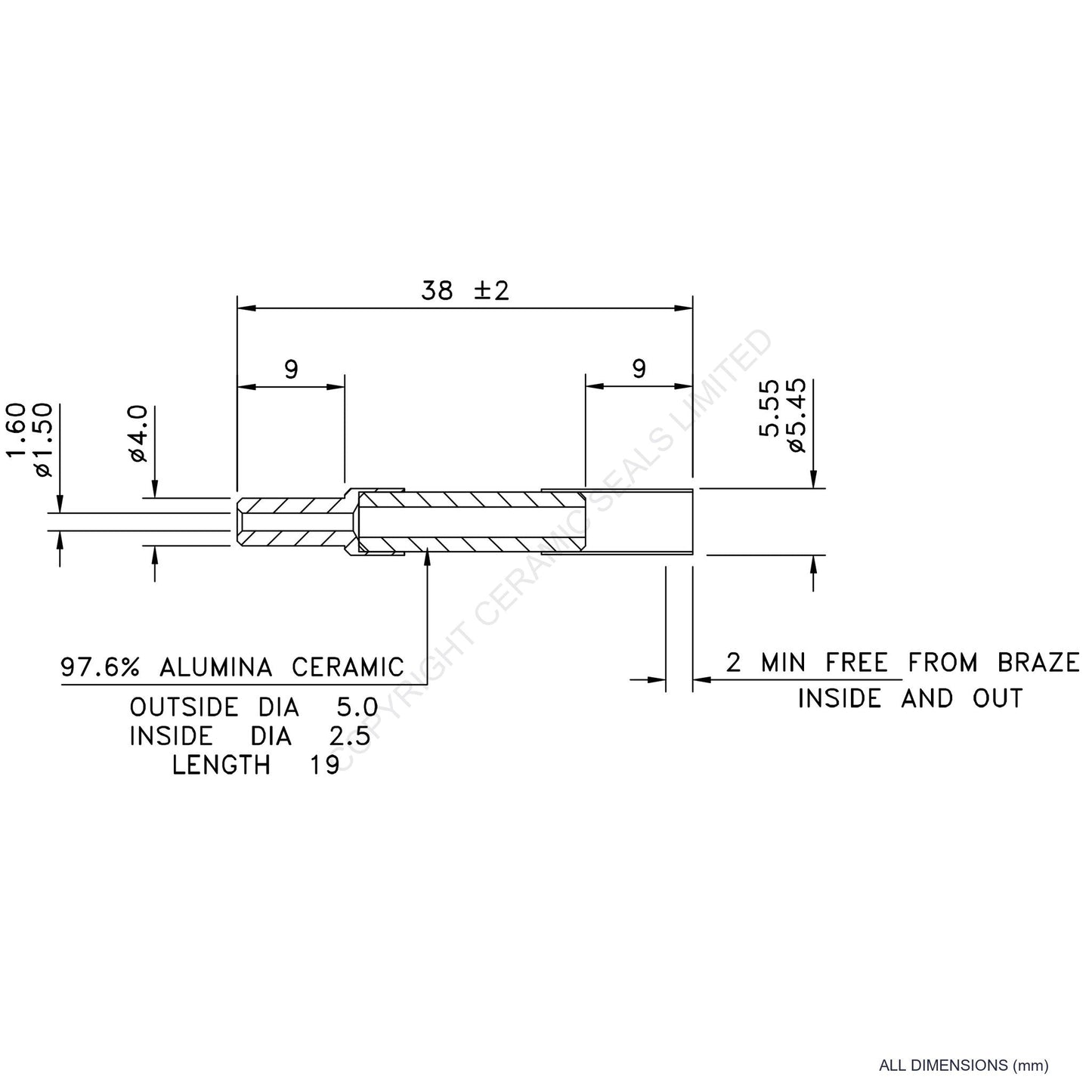 5kV Instrumentation Feedthrough