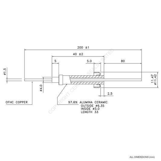 20kV Instrumentation Feedthrough