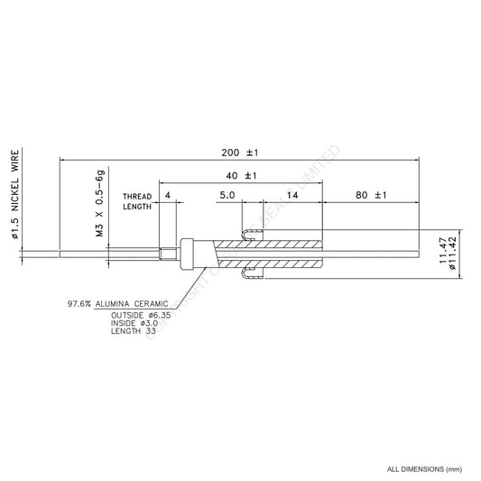 8kV Instrumentation Feedthrough